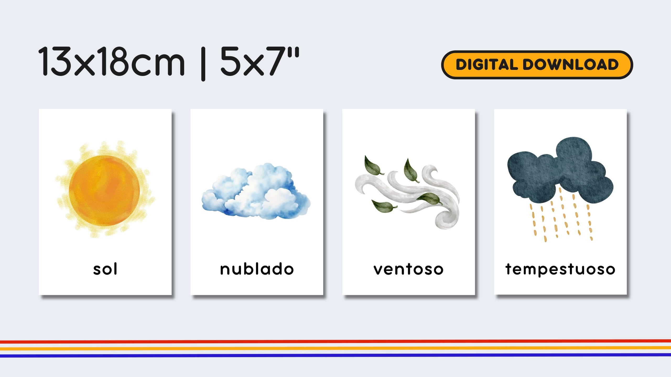 Portuguese Weather Flashcards