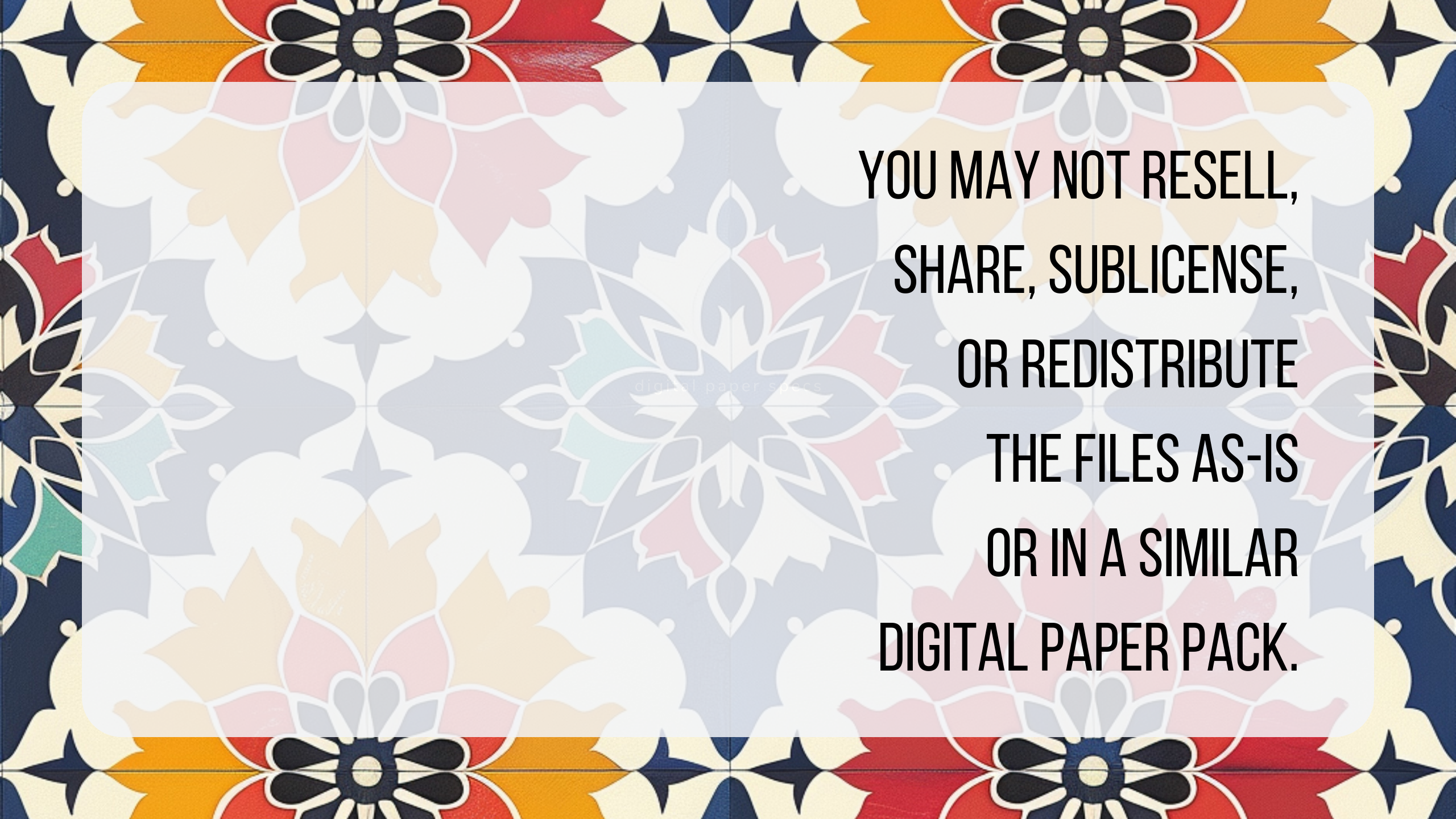 PATTERNS OF PERSIA Seamless Digital Papers