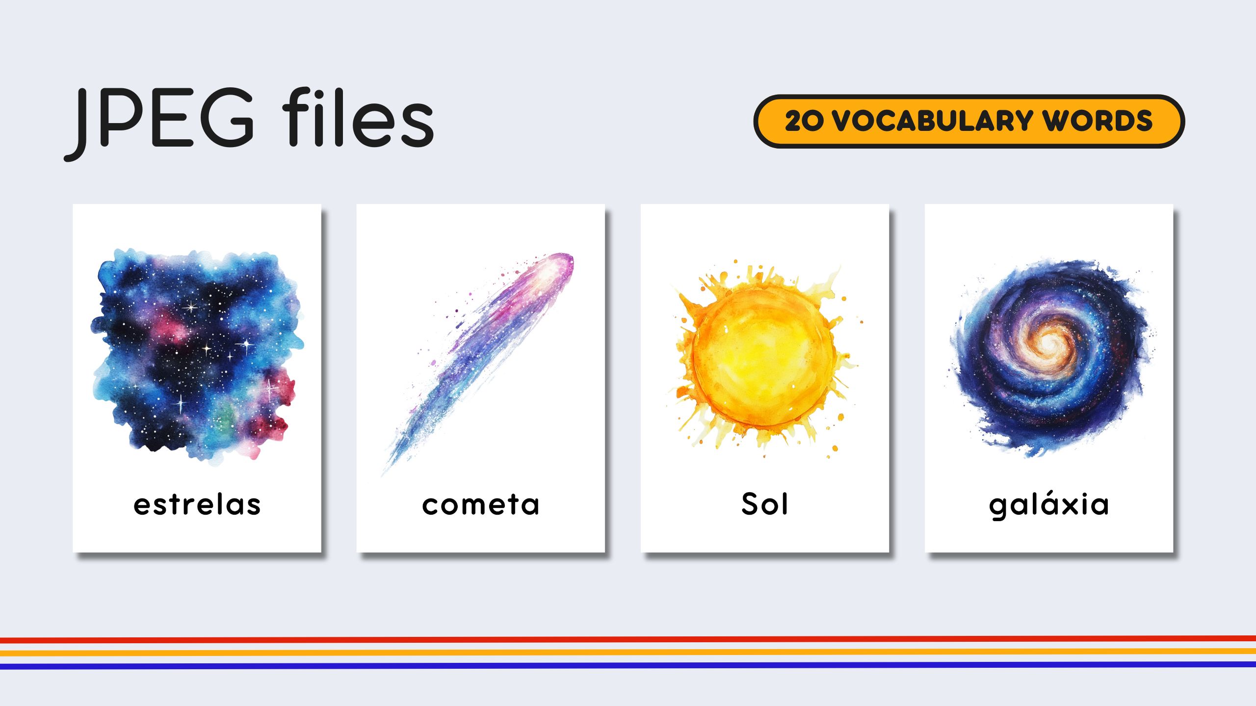 Portuguese Solar System Flashcards