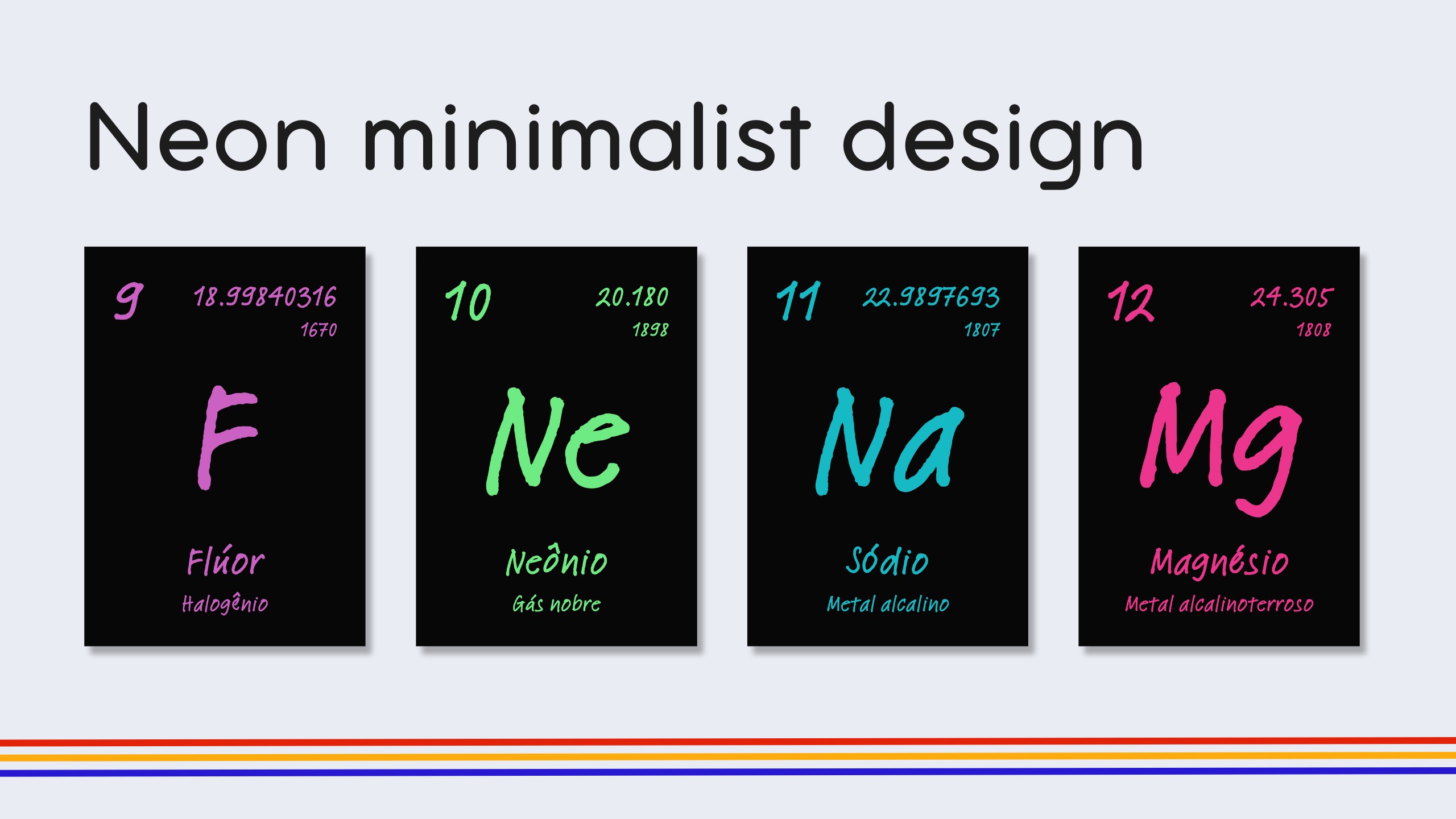 Portuguese Dark Mode Periodic Table Flashcards