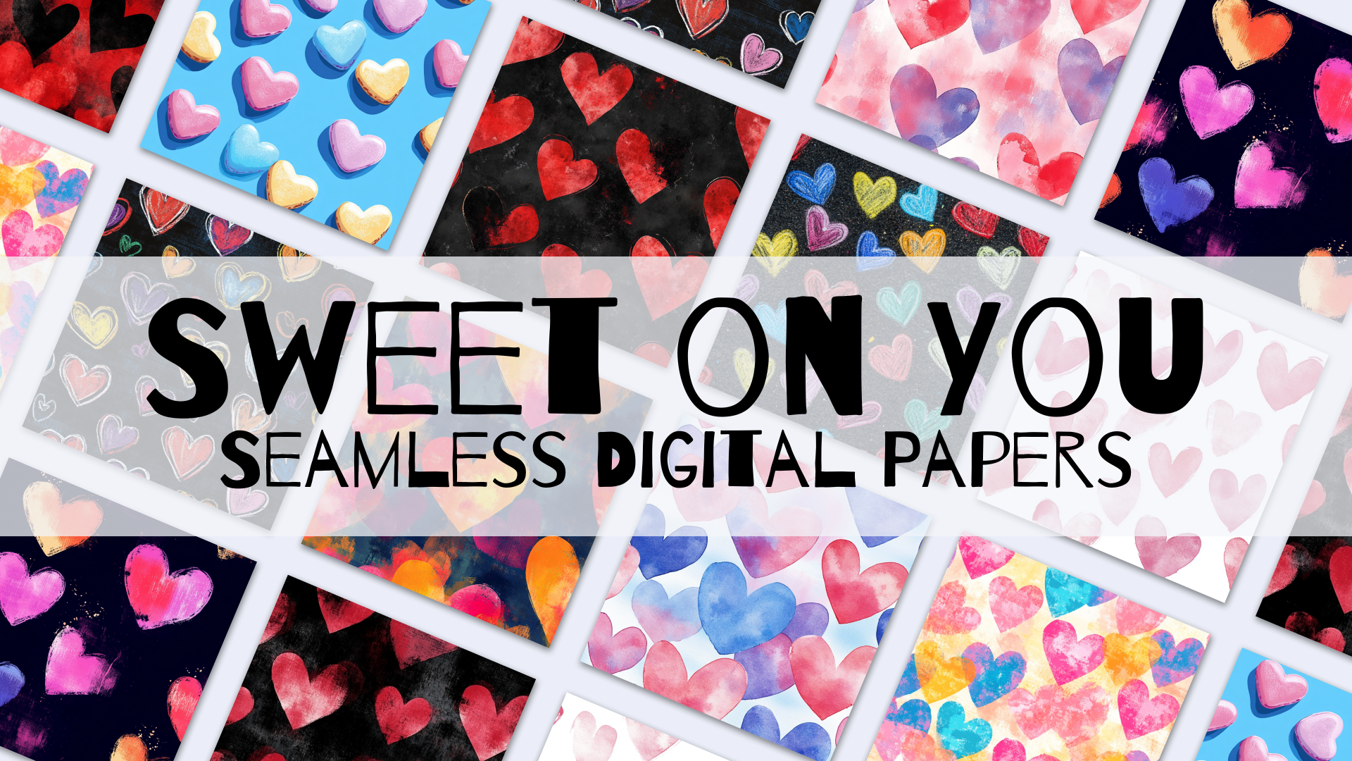 SWEET ON YOU Seamless Digital Papers