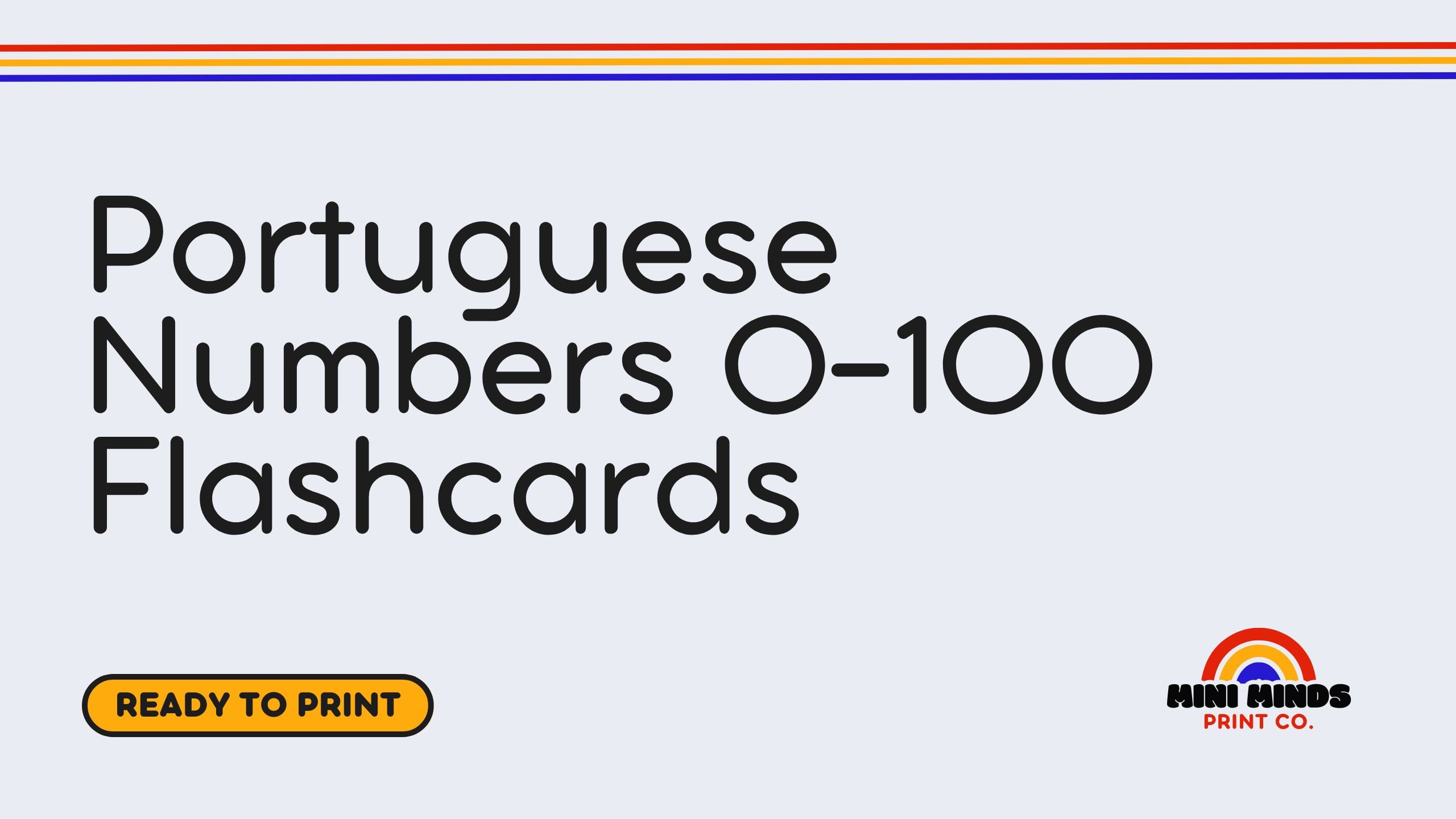 Portuguese Numbers 0-100 Flashcards