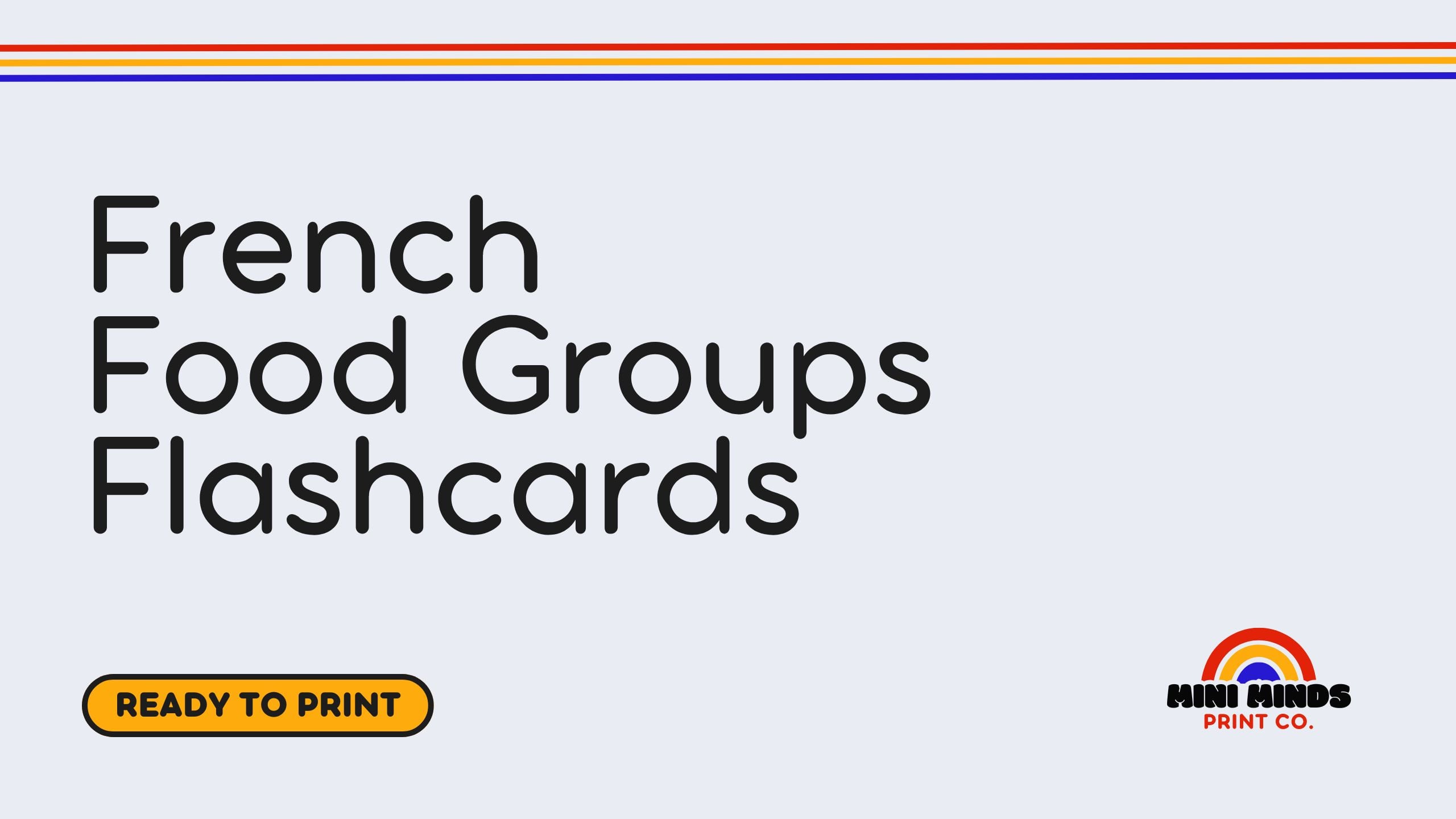 French Food Groups Flashcards
