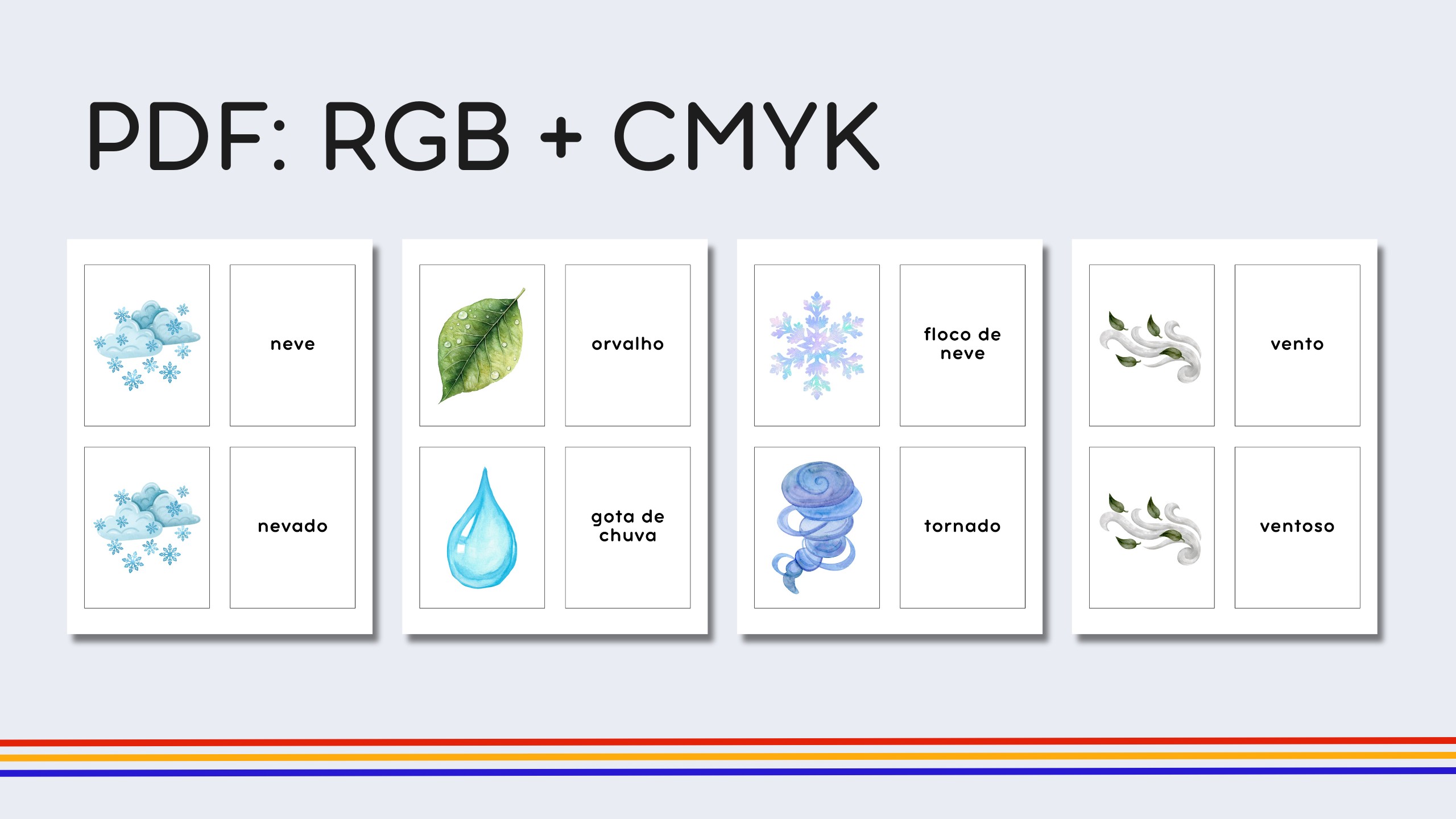 Portuguese Weather Flashcards
