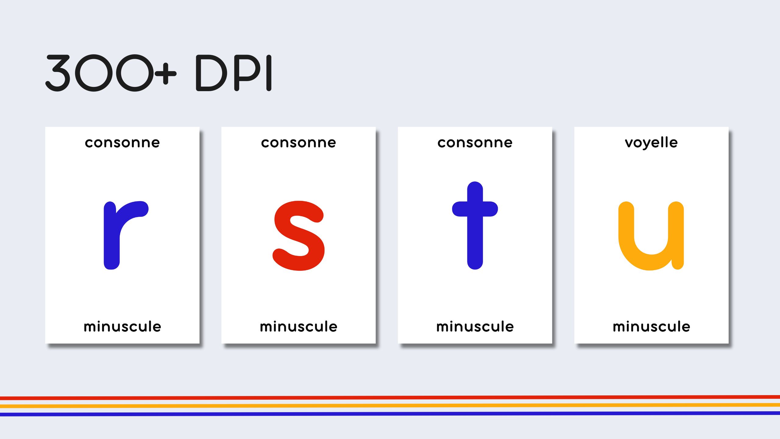 French Alphabet Flashcards