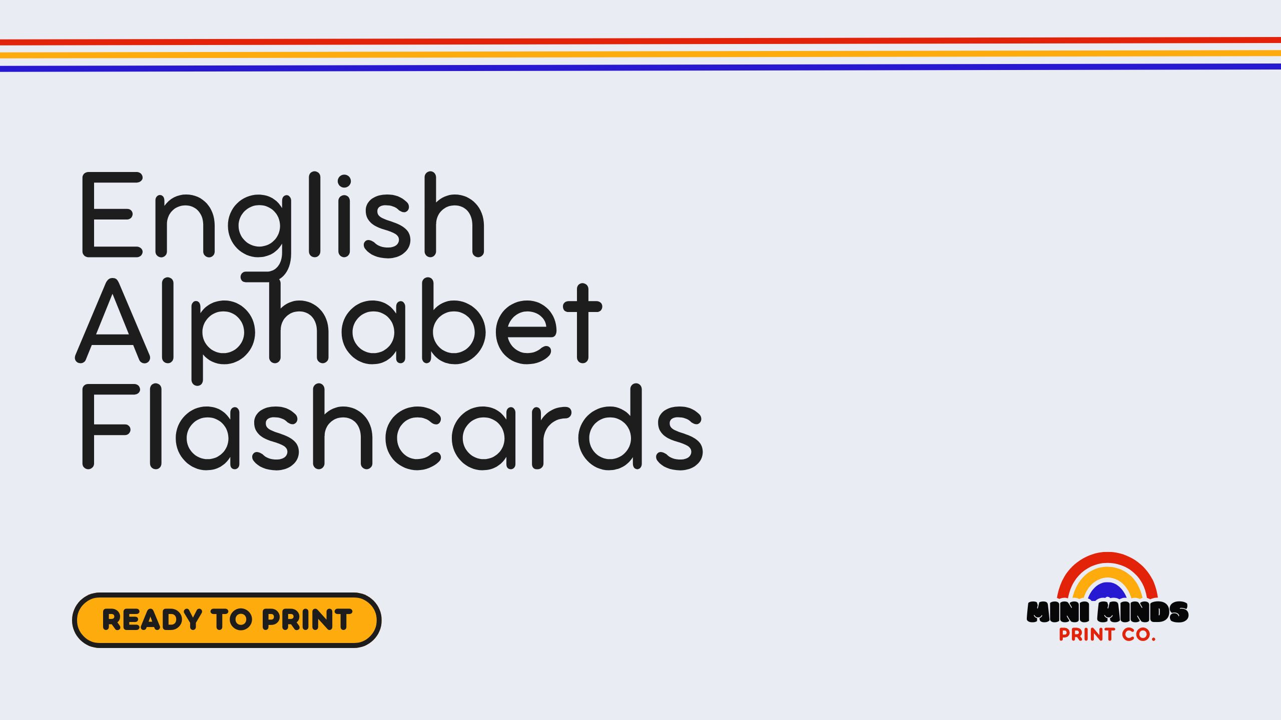 English Alphabet Flashcards