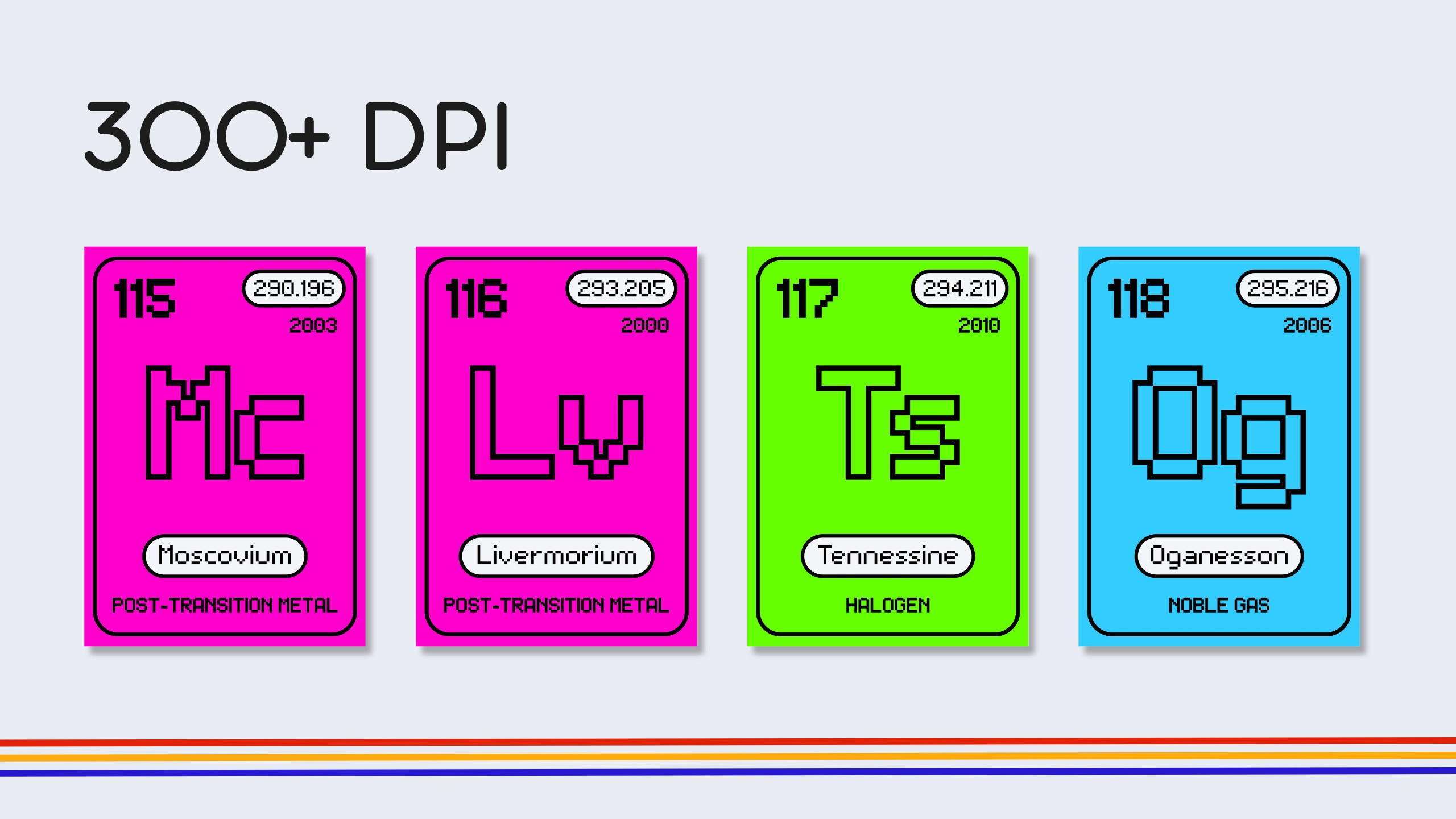 English Retro Gamer Periodic Table Flashcards