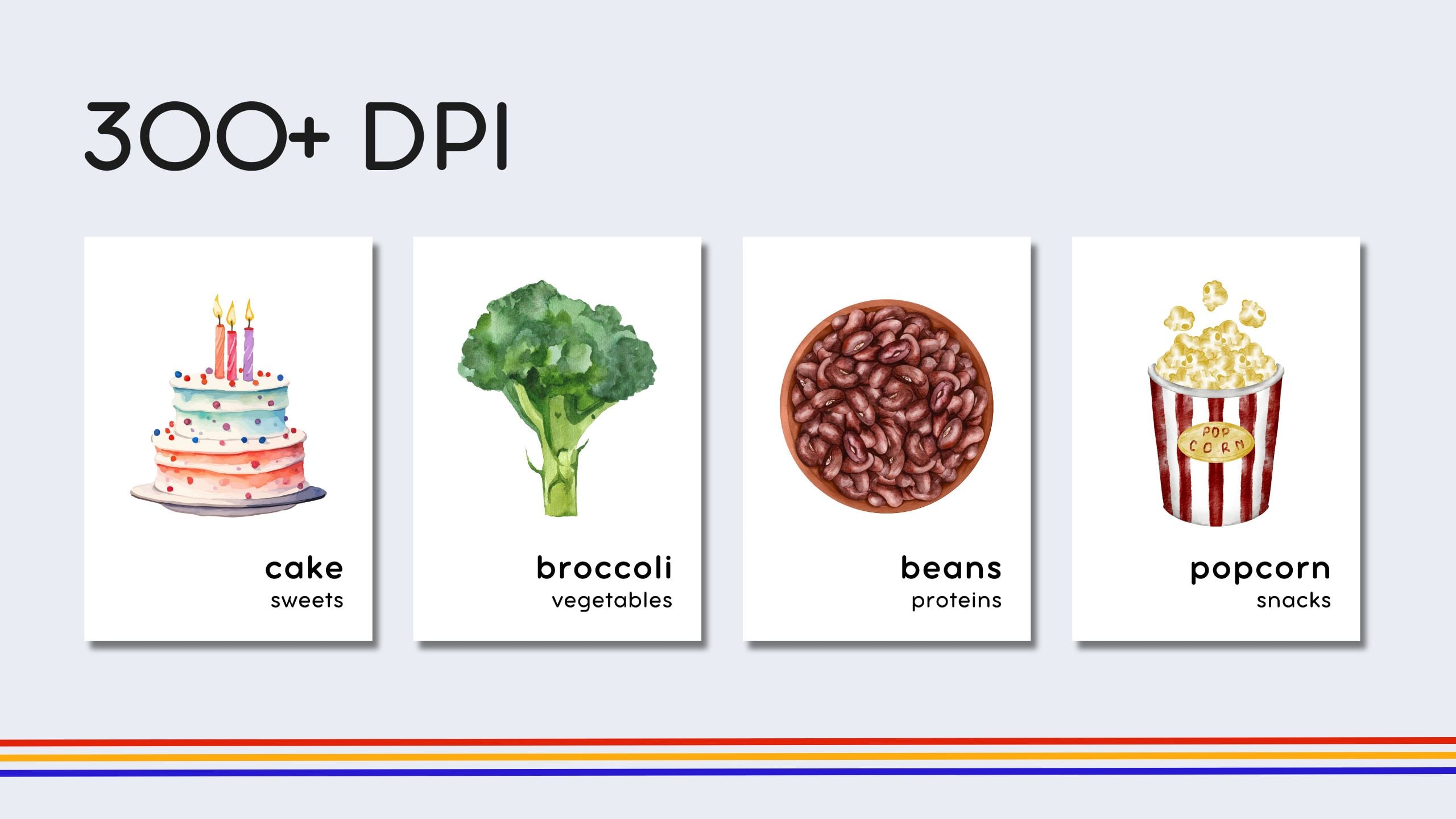 English Food Groups Flashcards