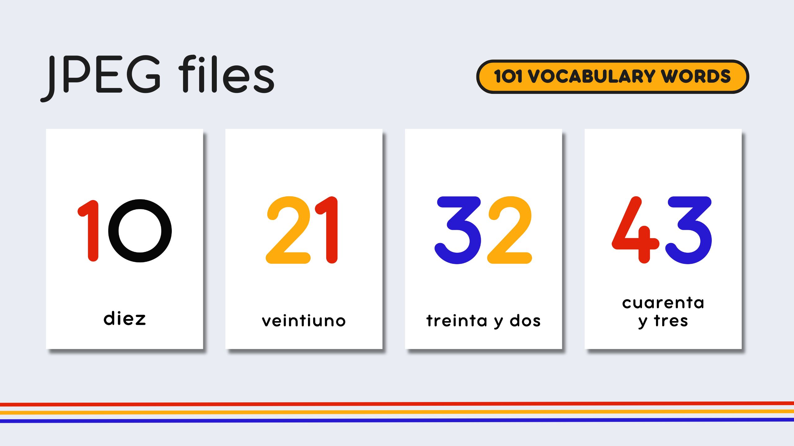 Spanish Numbers 0-100 Flashcards