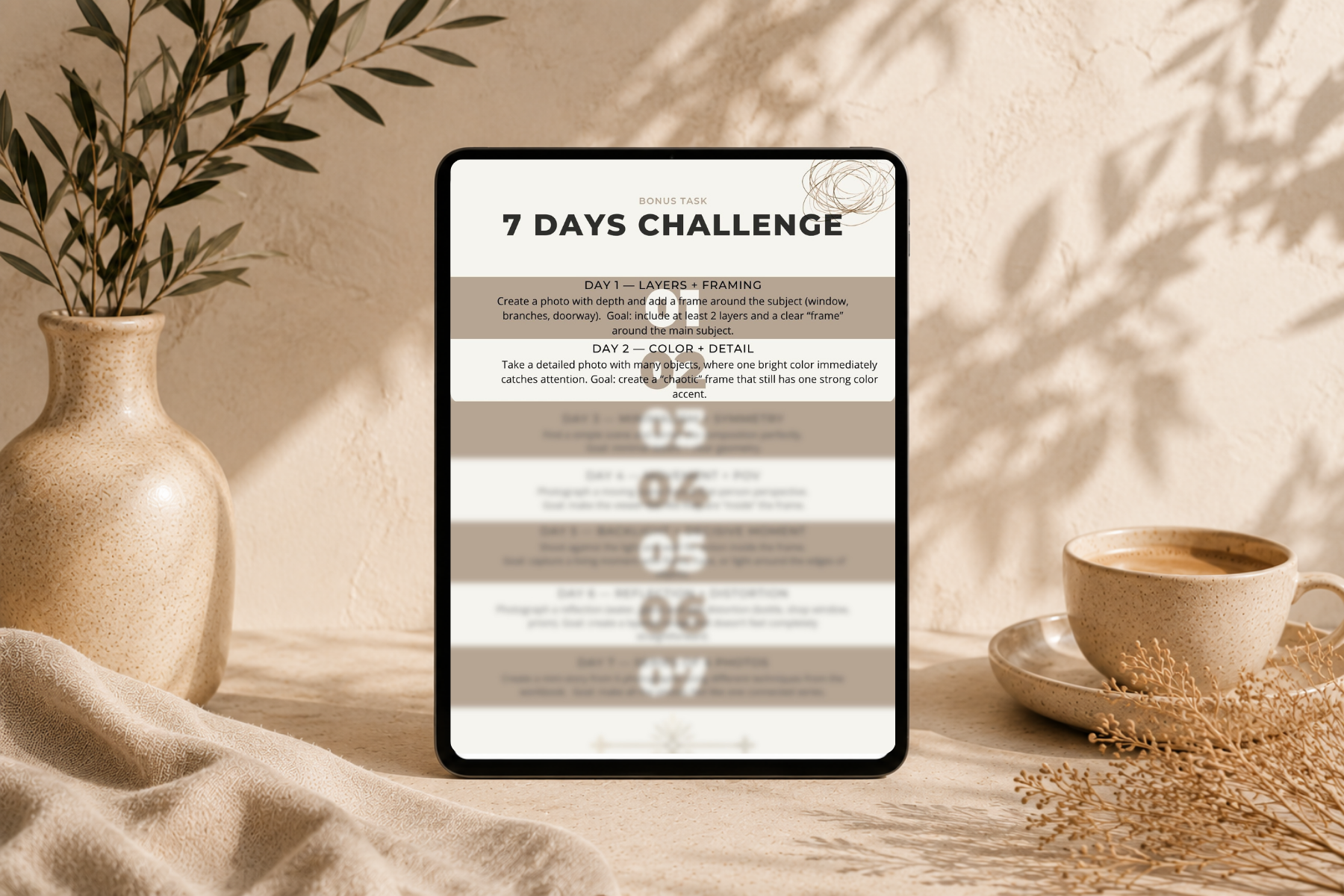 Mobile Photography Workbook | 25 Techniques