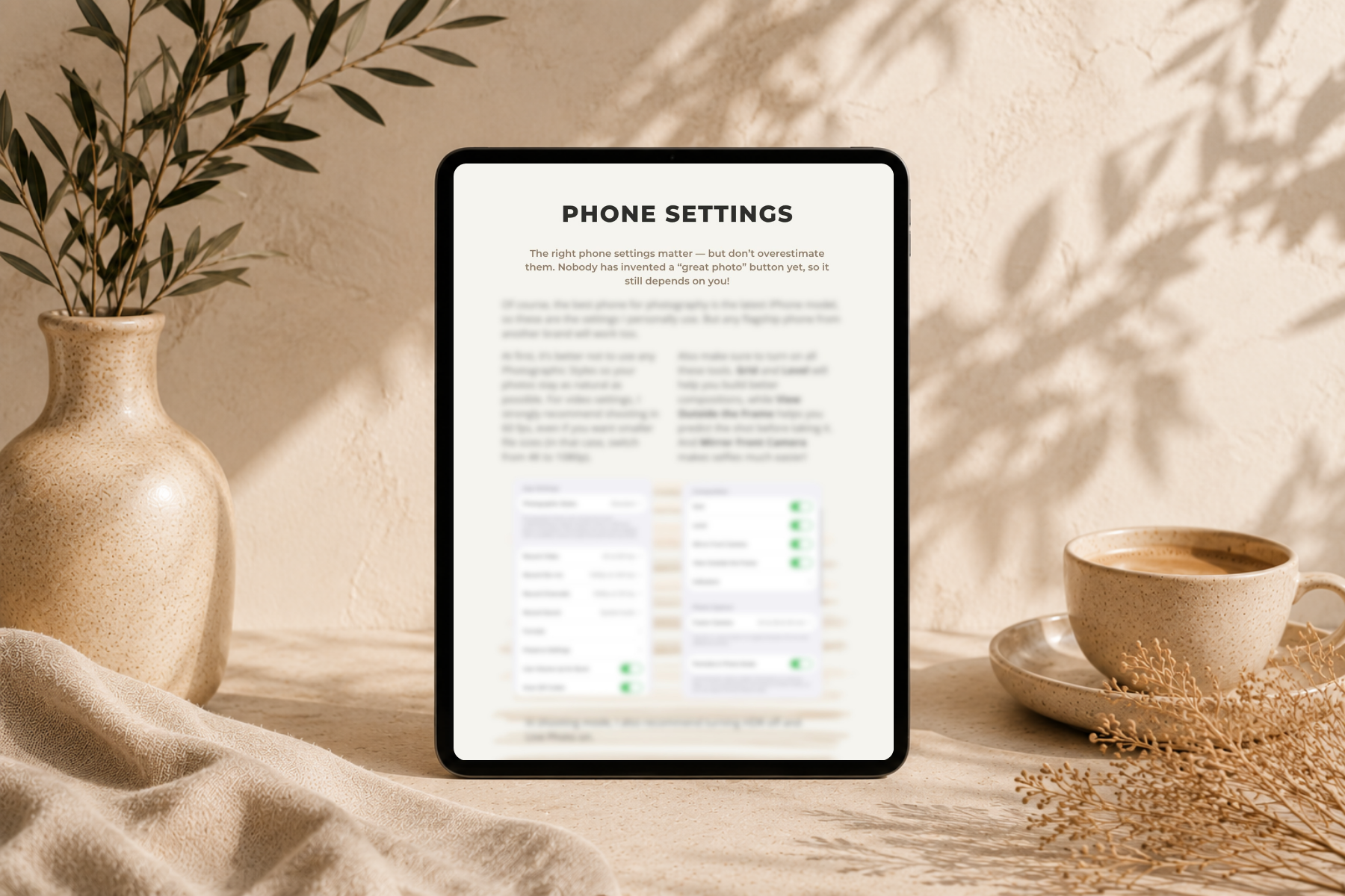 Mobile Photography Workbook | 25 Techniques