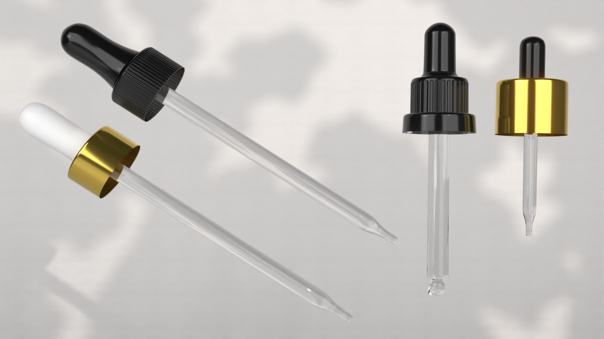 Blender 3d: Dropper Bottle Pack 7+ Models