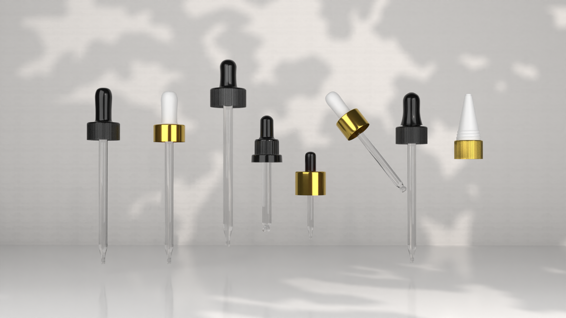 Blender 3d: Dropper Bottle Pack 7+ Models