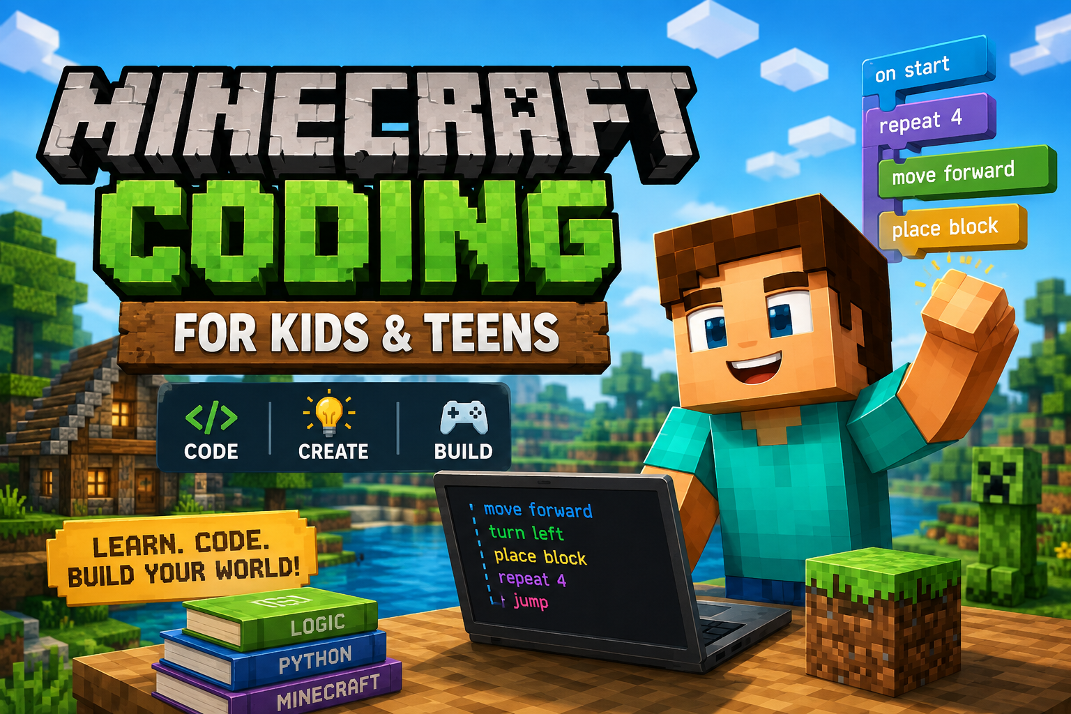 Minecraft Coding For Kids and Teens