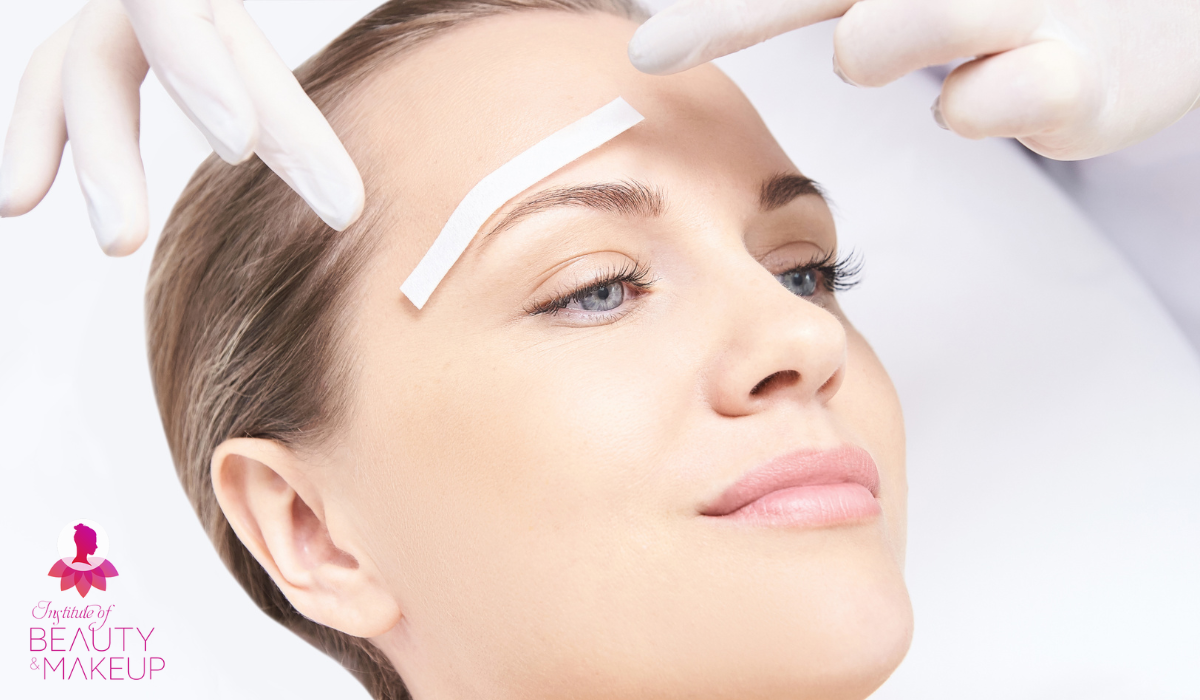 Brow Lamination with Wax and Tint