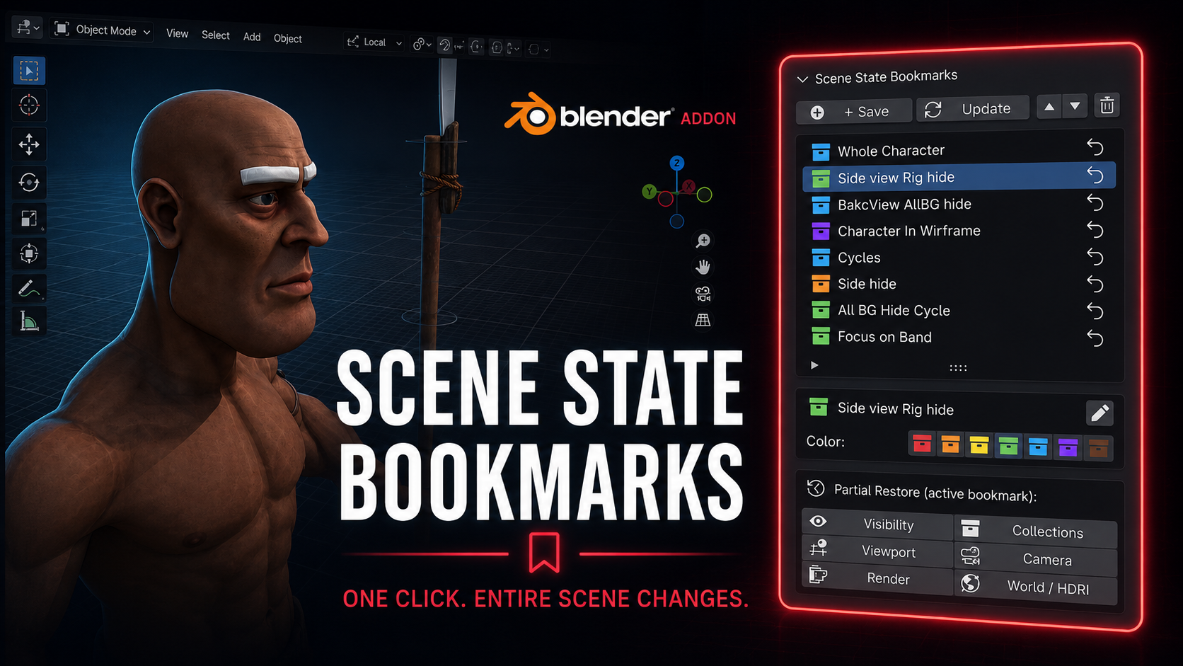 Scene State Bookmarks - Save and Restore