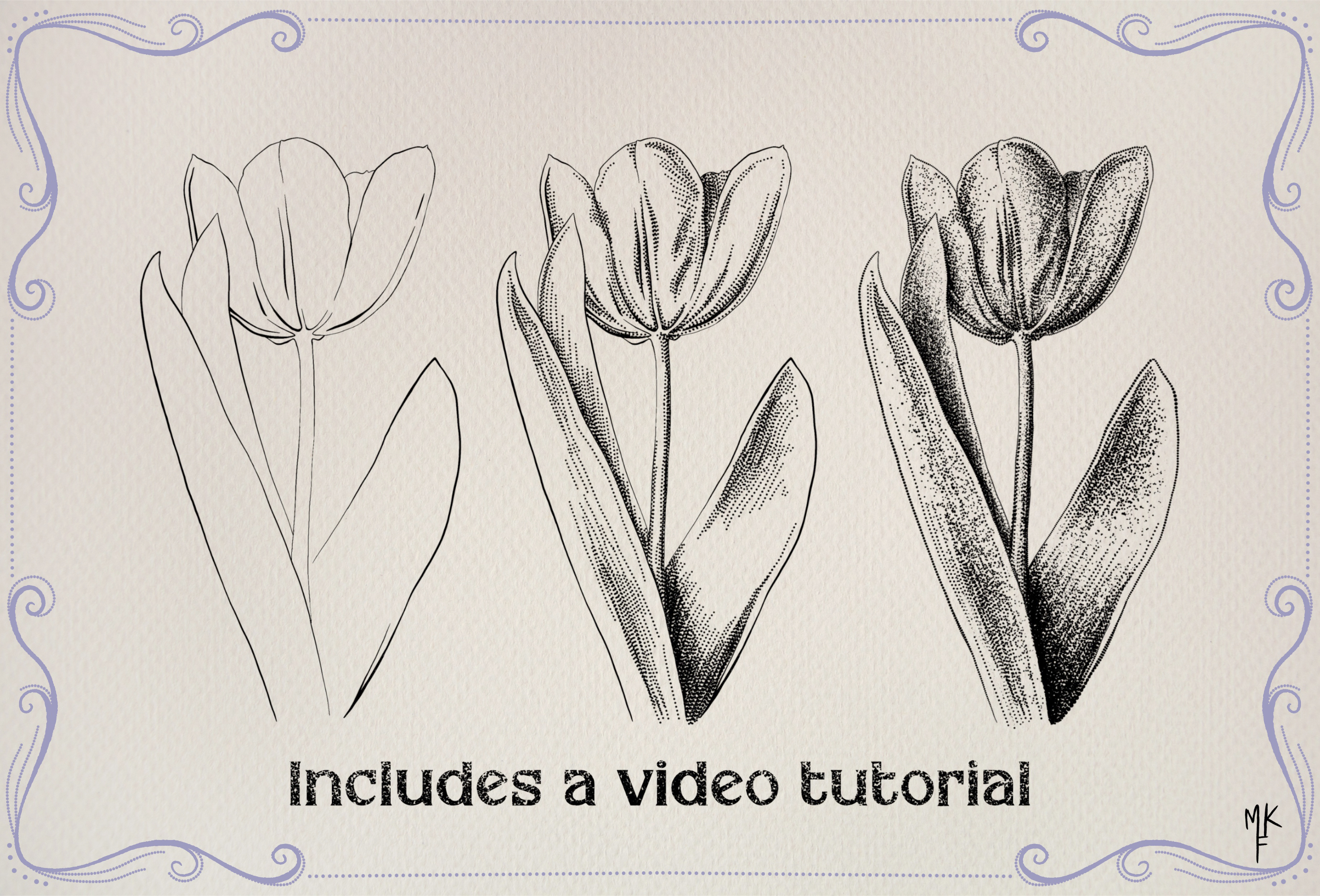 The Pointillism Procreate Brush Set (30+ assets)