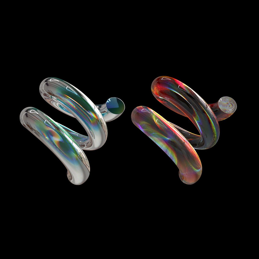 Iridescent Glass Material Pack - Cinema 4D