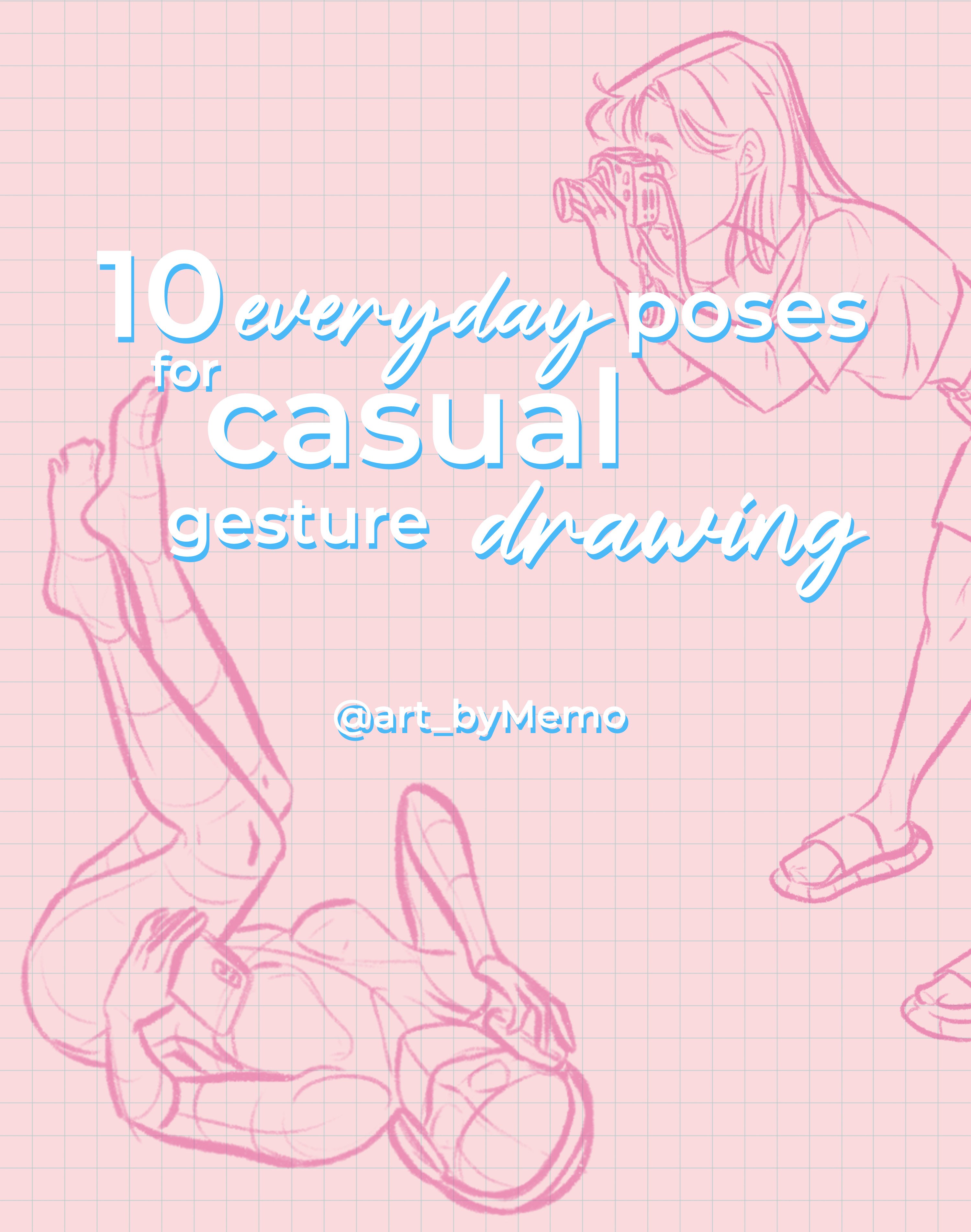 Everyday Poses Pack (gesture drawing)