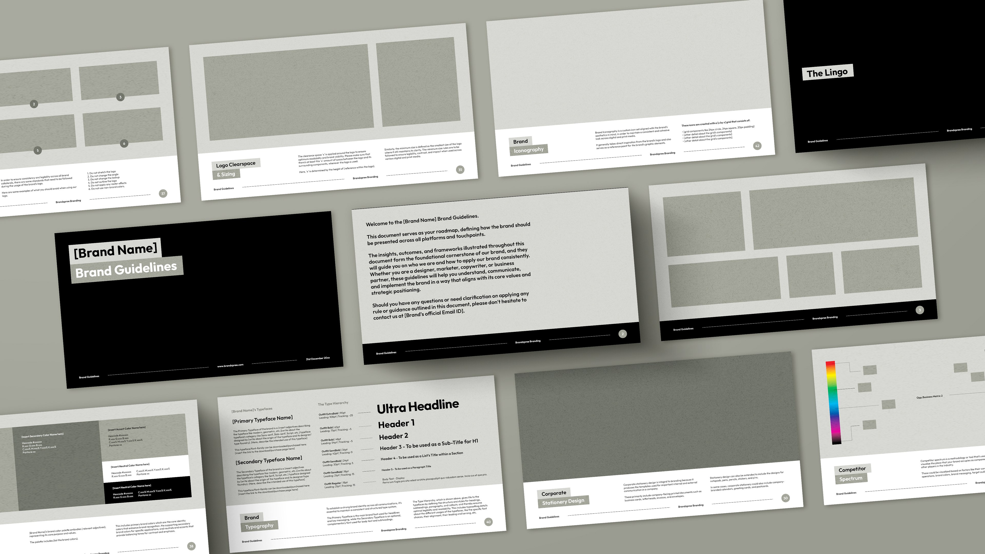 Brand Guidelines Template - Ultimate Branding Tool