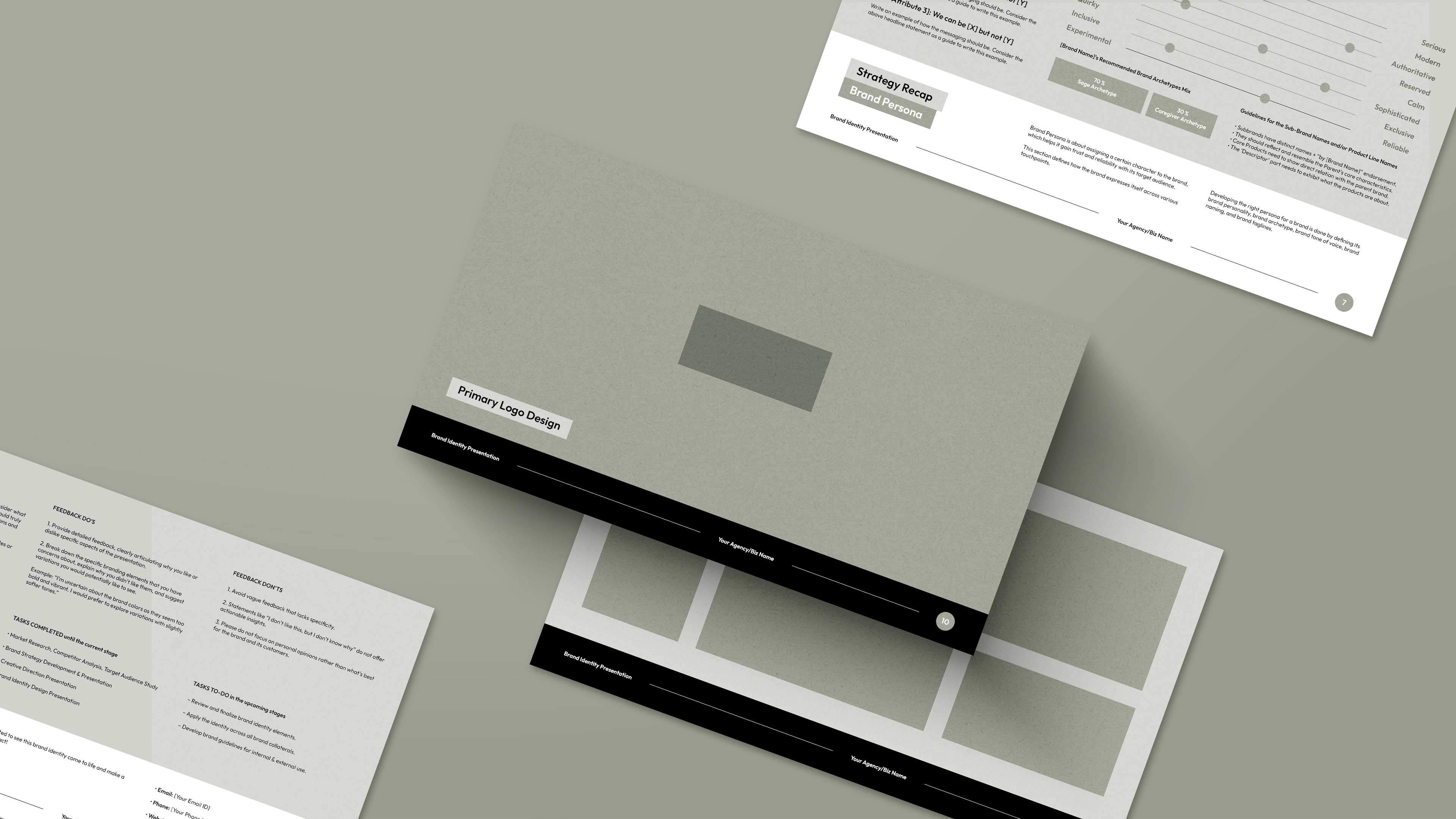 Brand Identity Design Presentation Template