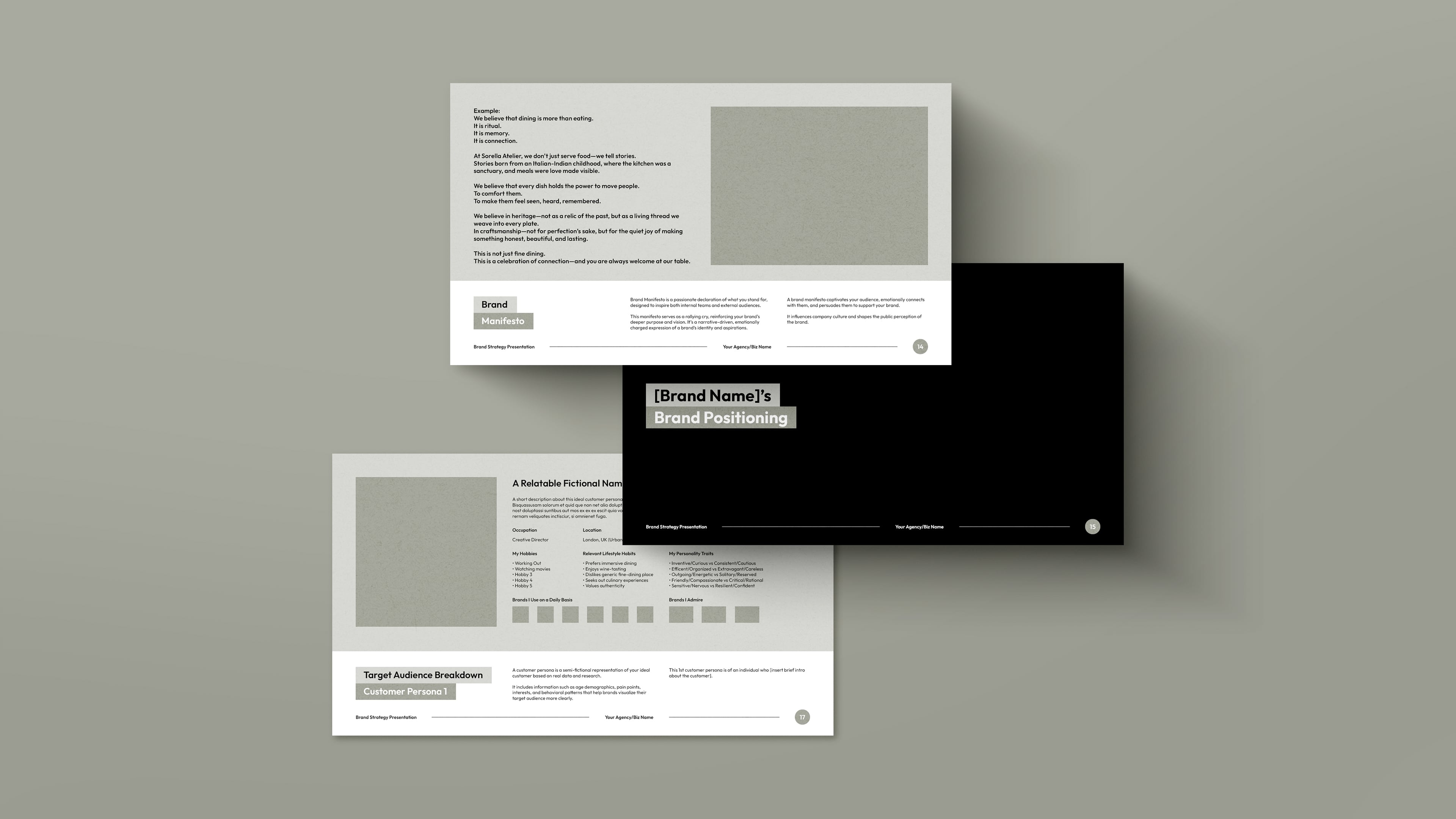 Brand Strategy Presentation Template