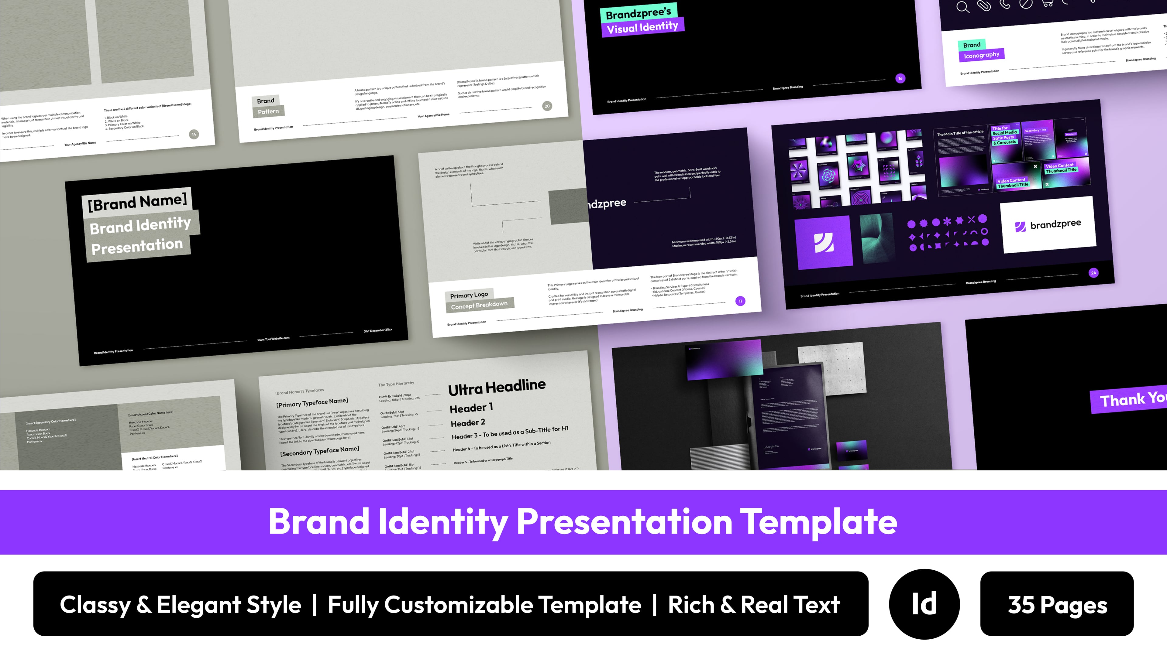 Brand Identity Design Presentation Template