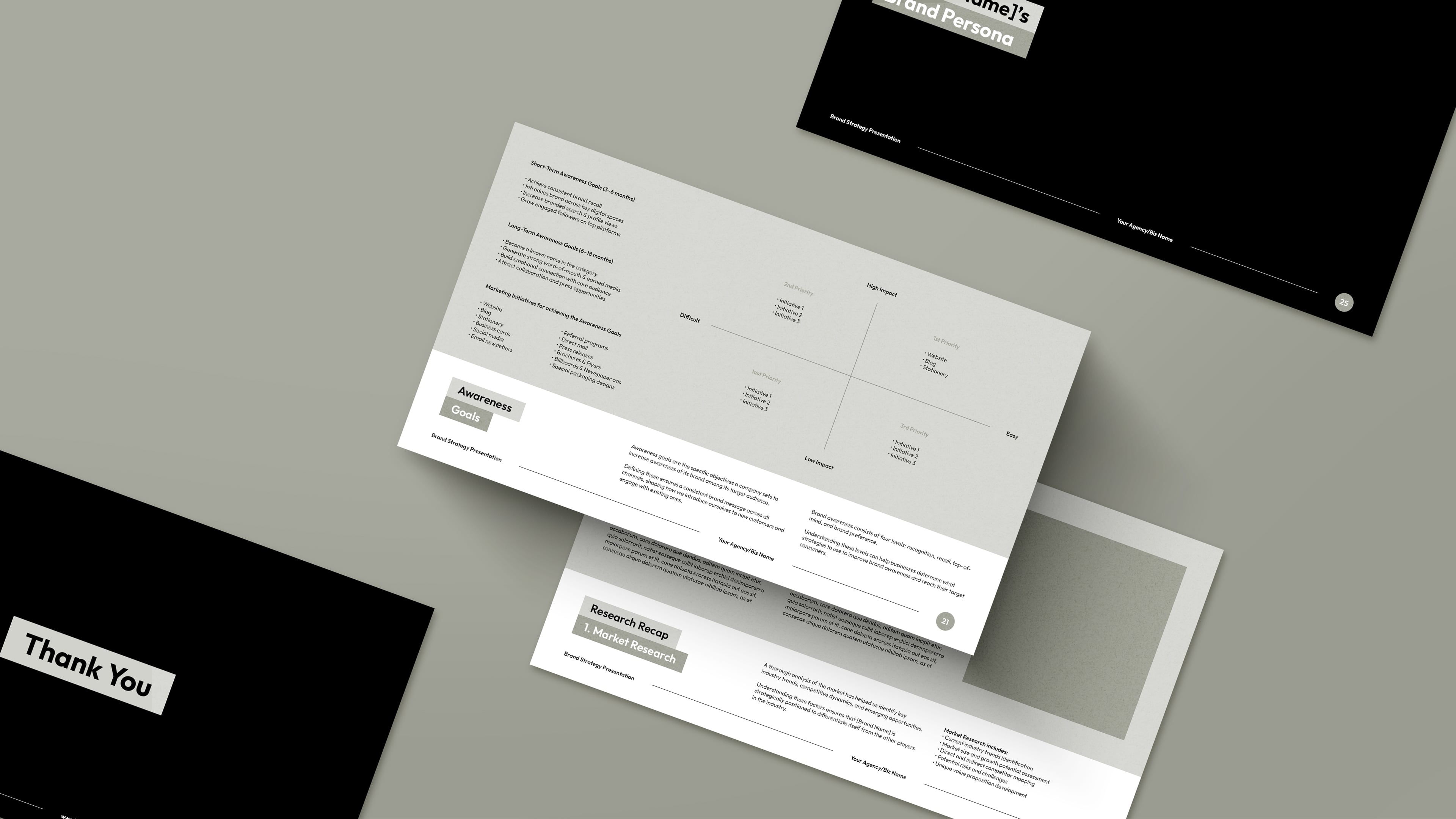 Brand Strategy Presentation Template