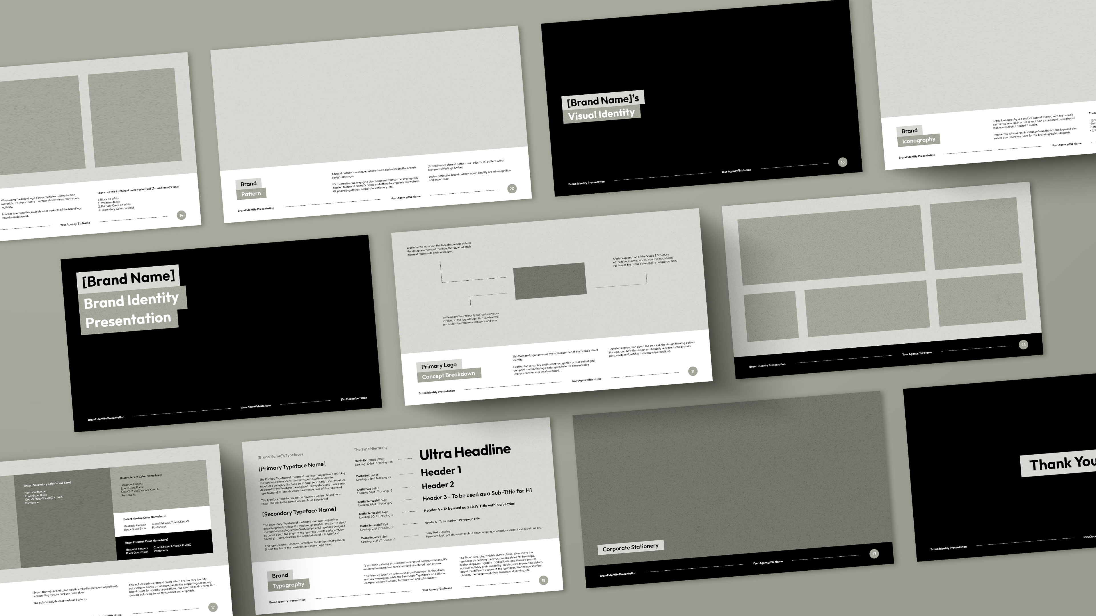 Brand Identity Design Presentation Template