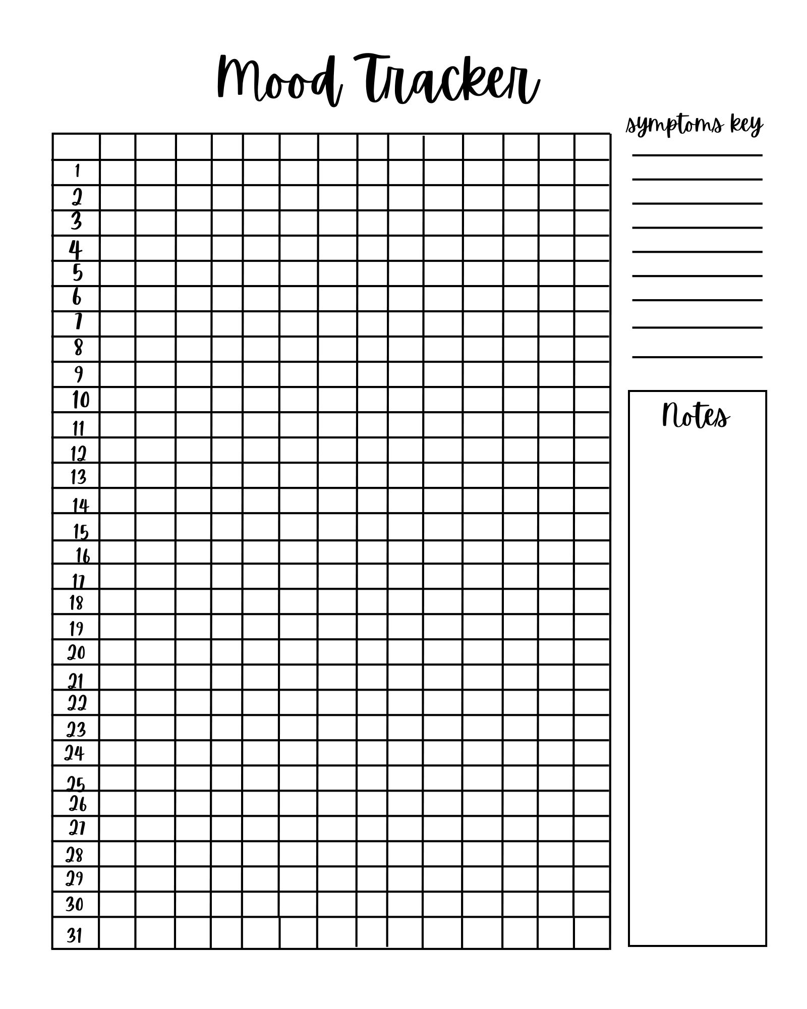 Undated Editable Yearly Planner