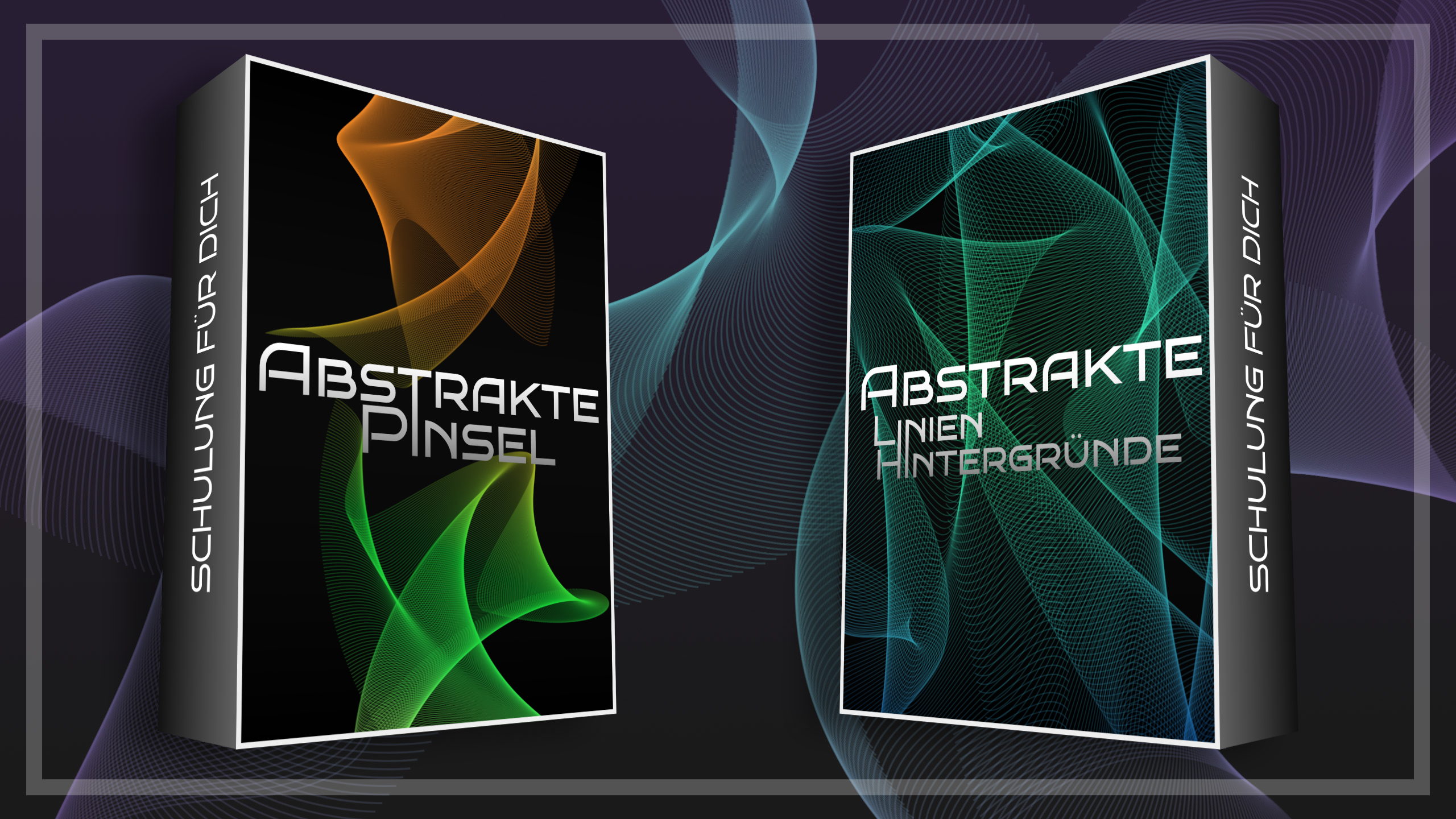 Abstrakte Pinsel & Hintergründe