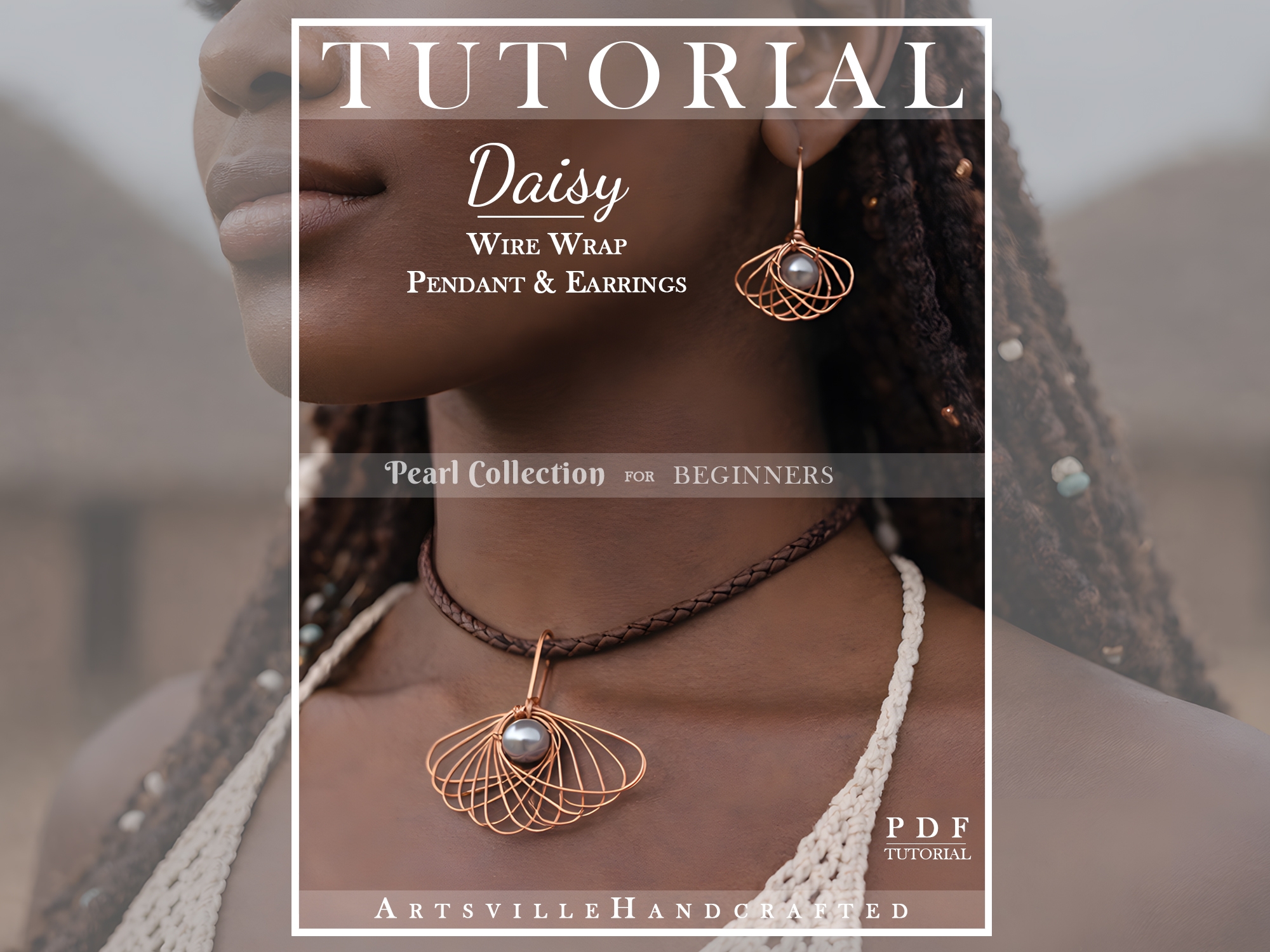 Wire Wrap Pendant and Earrings Tutorial Beginners