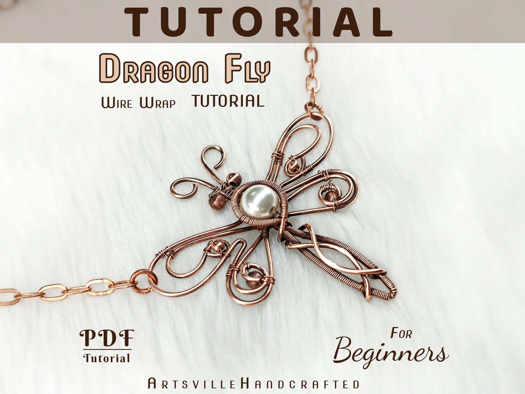 Wire Wrapped Dragonfly Tutorial for Beginners
