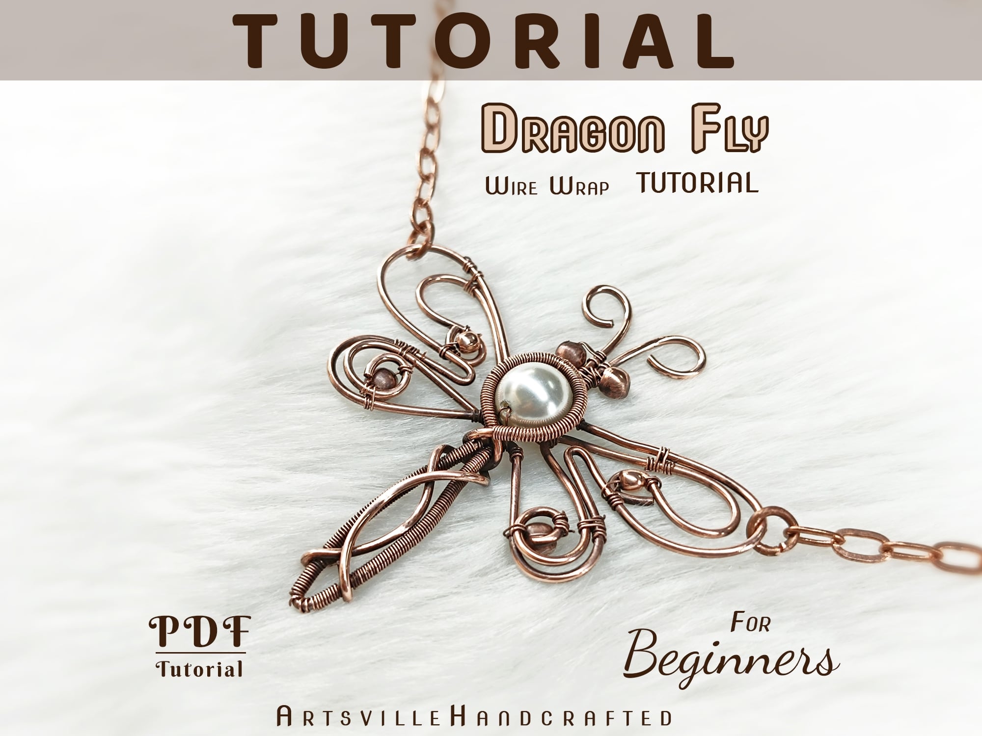 Wire Wrapped Dragonfly Tutorial for Beginners