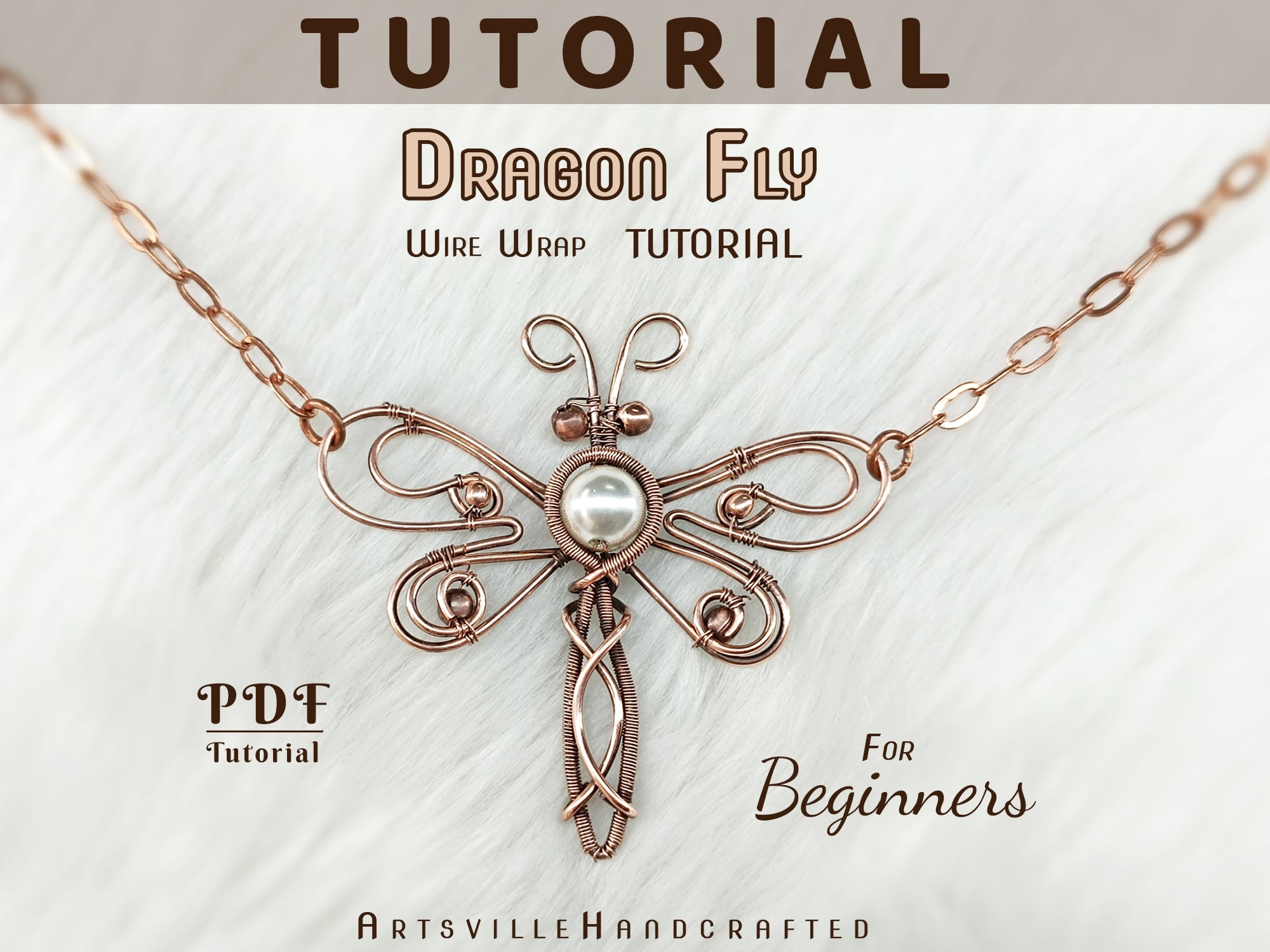 Wire Wrapped Dragonfly Tutorial for Beginners