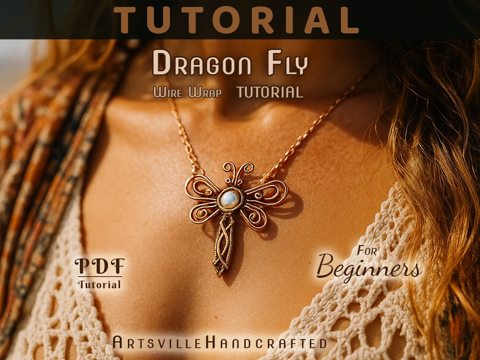 Wire Wrapped Dragonfly Tutorial for Beginners