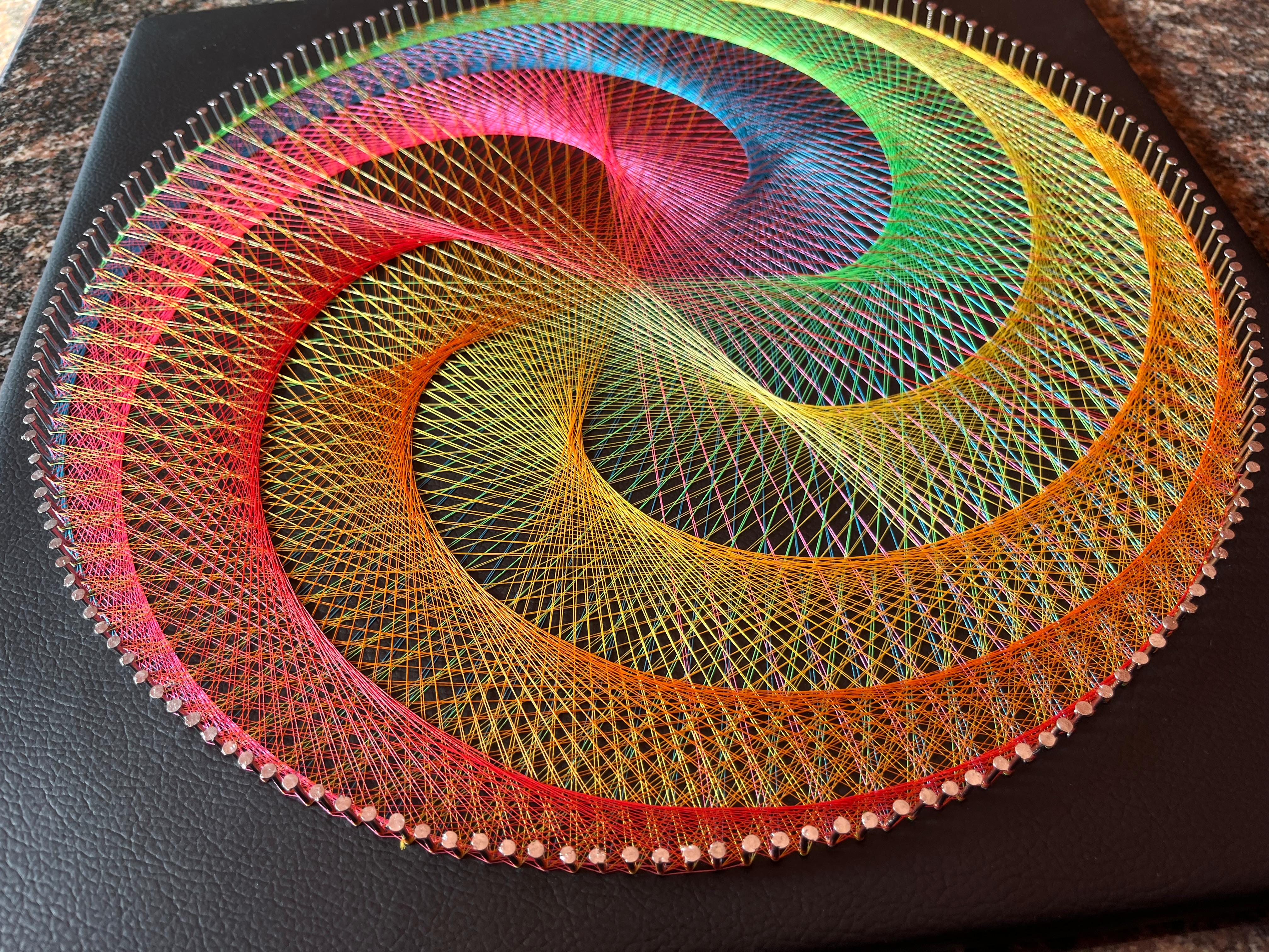 DIY String Art Mandala