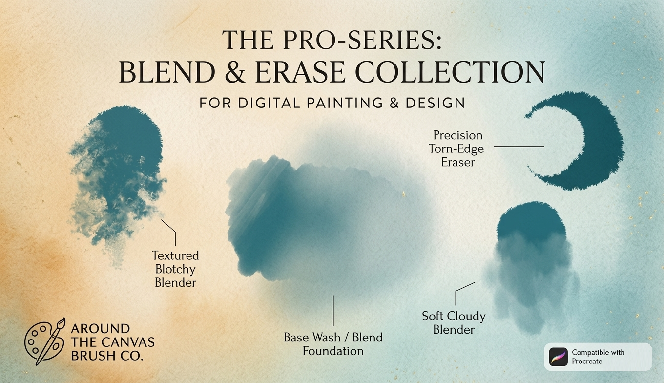 Ultimate 50+ Watercolour Brushes for Procreate