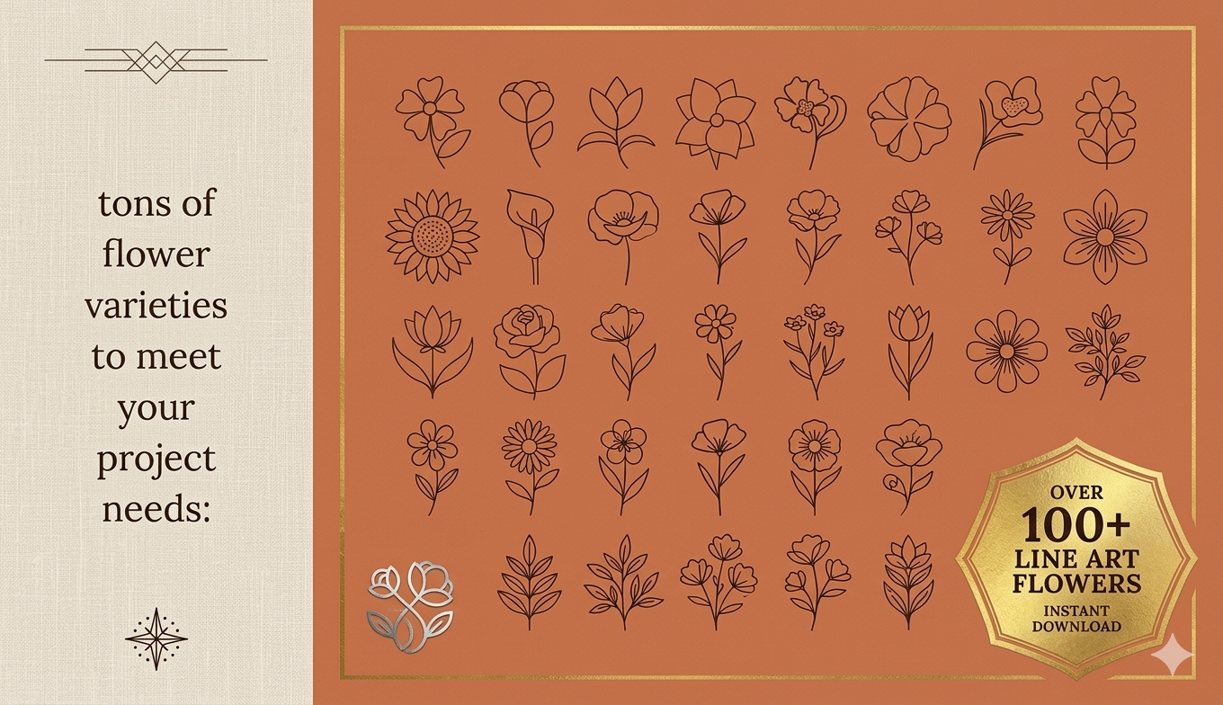 77+ Botanical Procreate Brushes and Floral Kit