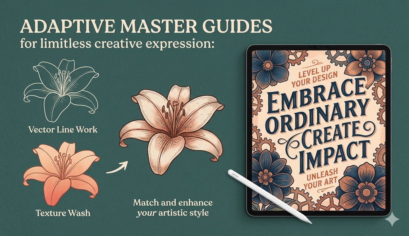 77+ Botanical Procreate Brushes and Floral Kit