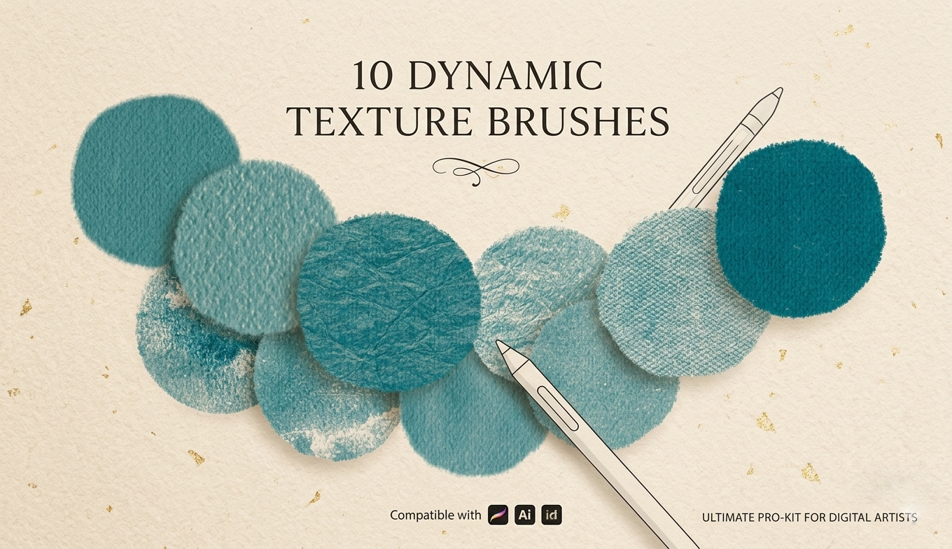 Ultimate 50+ Watercolour Brushes for Procreate