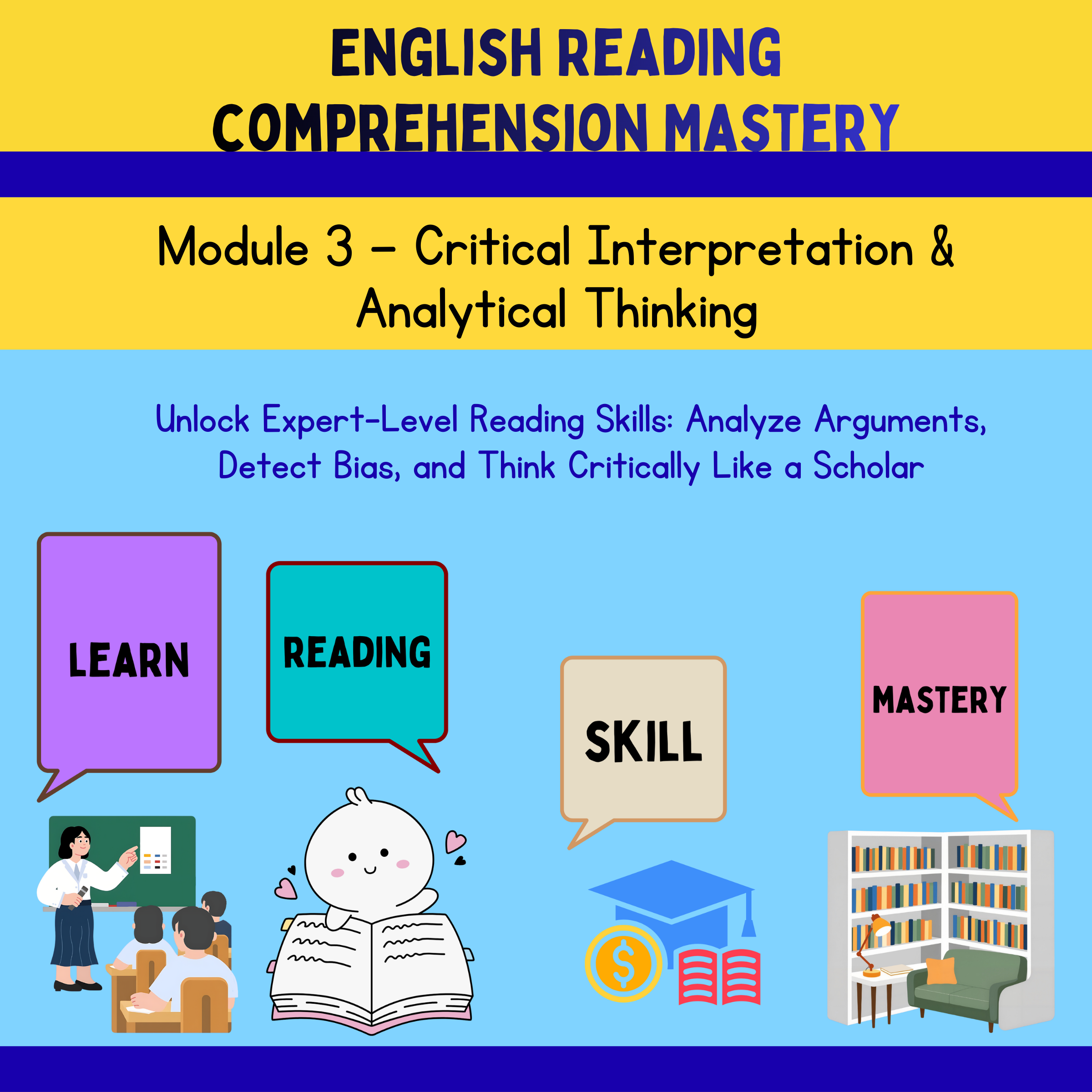 English Reading Comprehension Course - Module 3