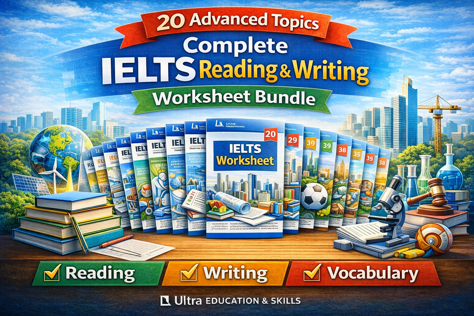 20 English Reading & Writing Worksheets