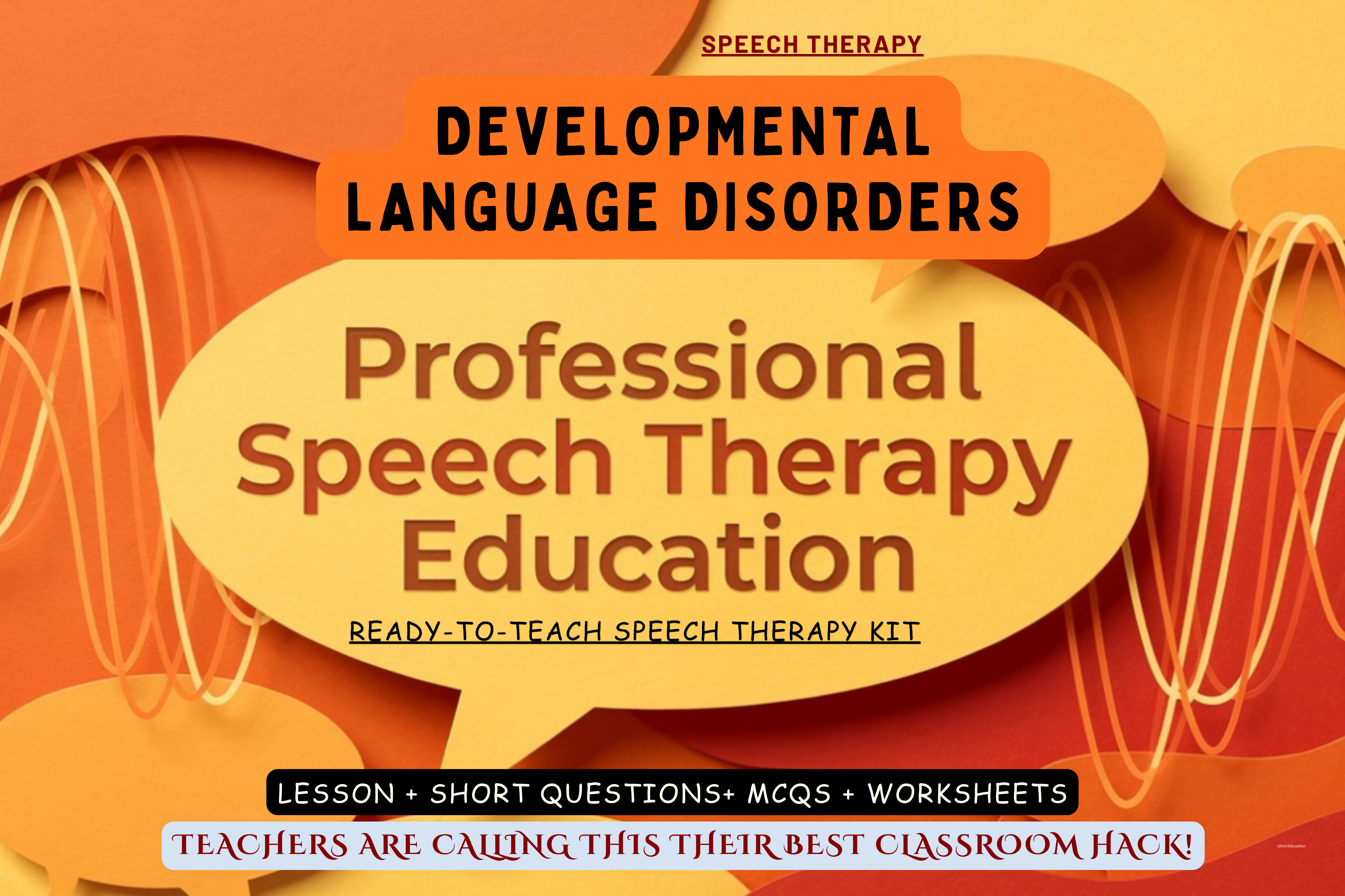 Developmental Language Disorders | Speech Therapy