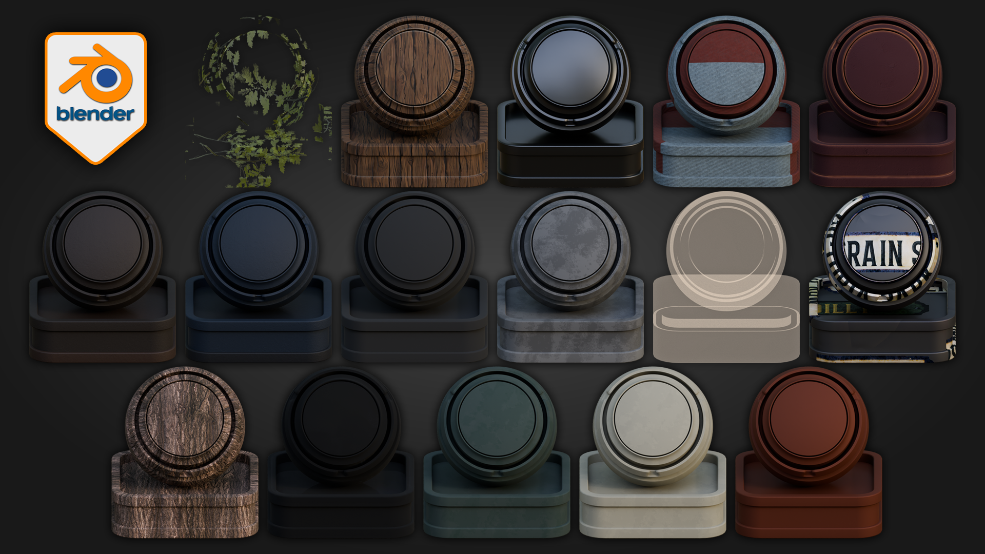 3DT Medieval Inn Shaders for Blender