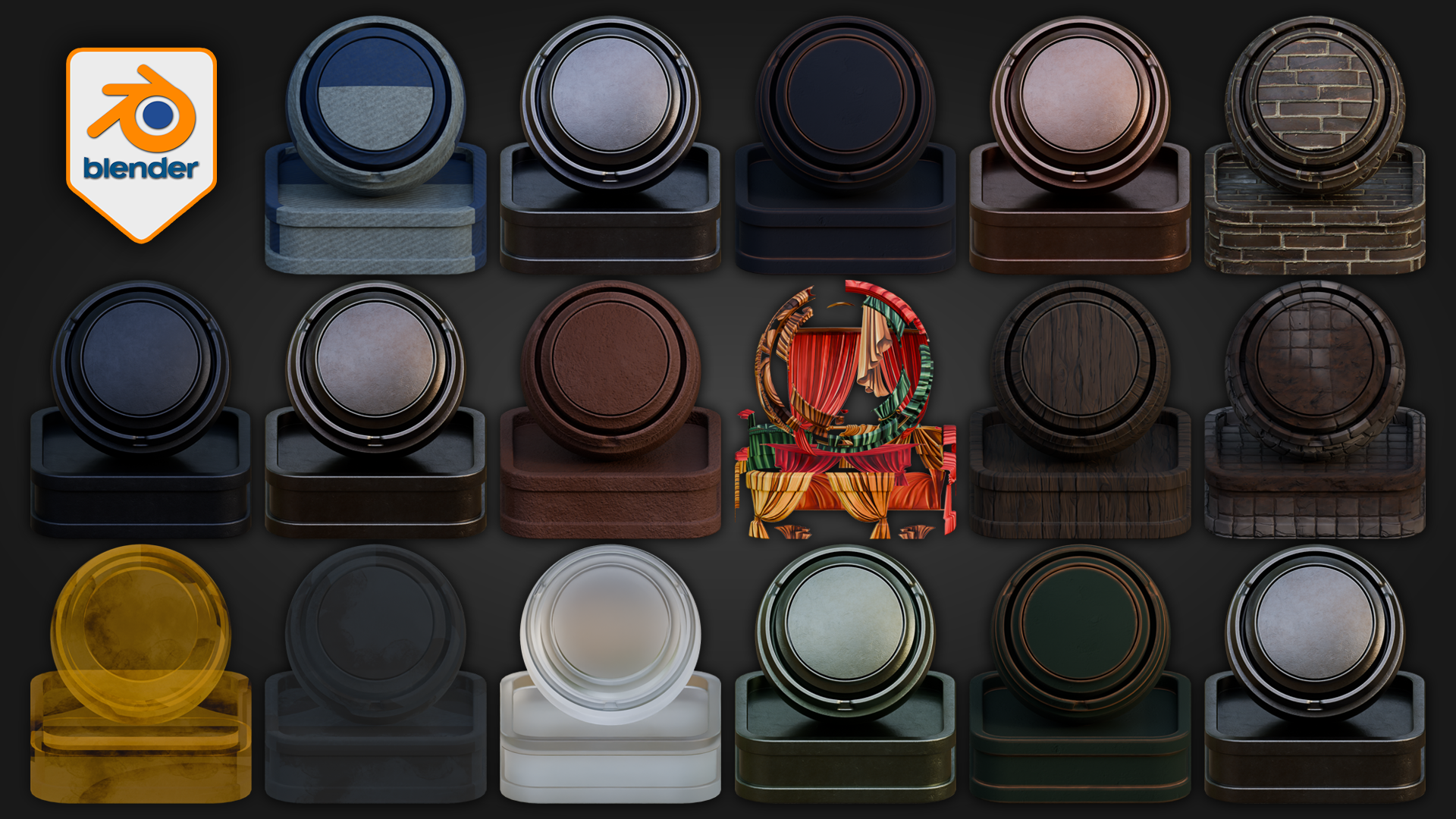 3DT Medieval Inn Shaders for Blender