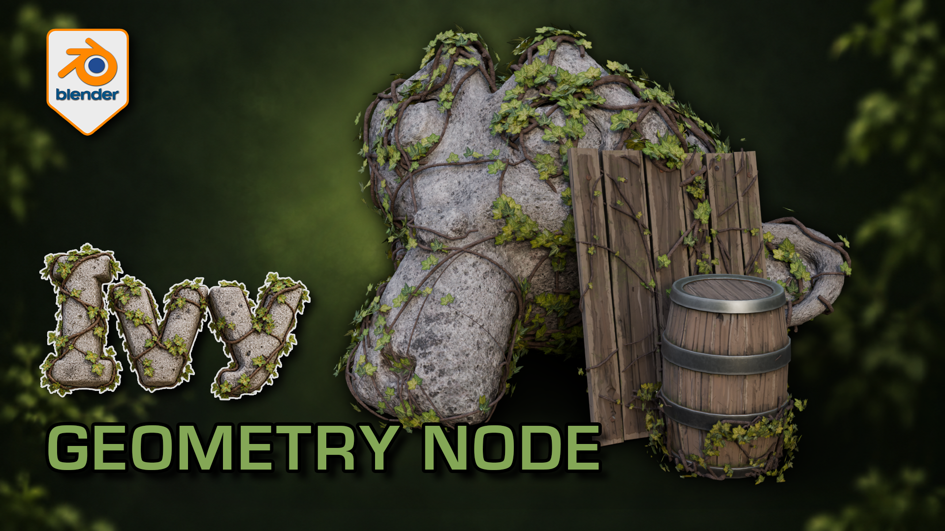 Ivy Generator for Blender: Geometry Nodes