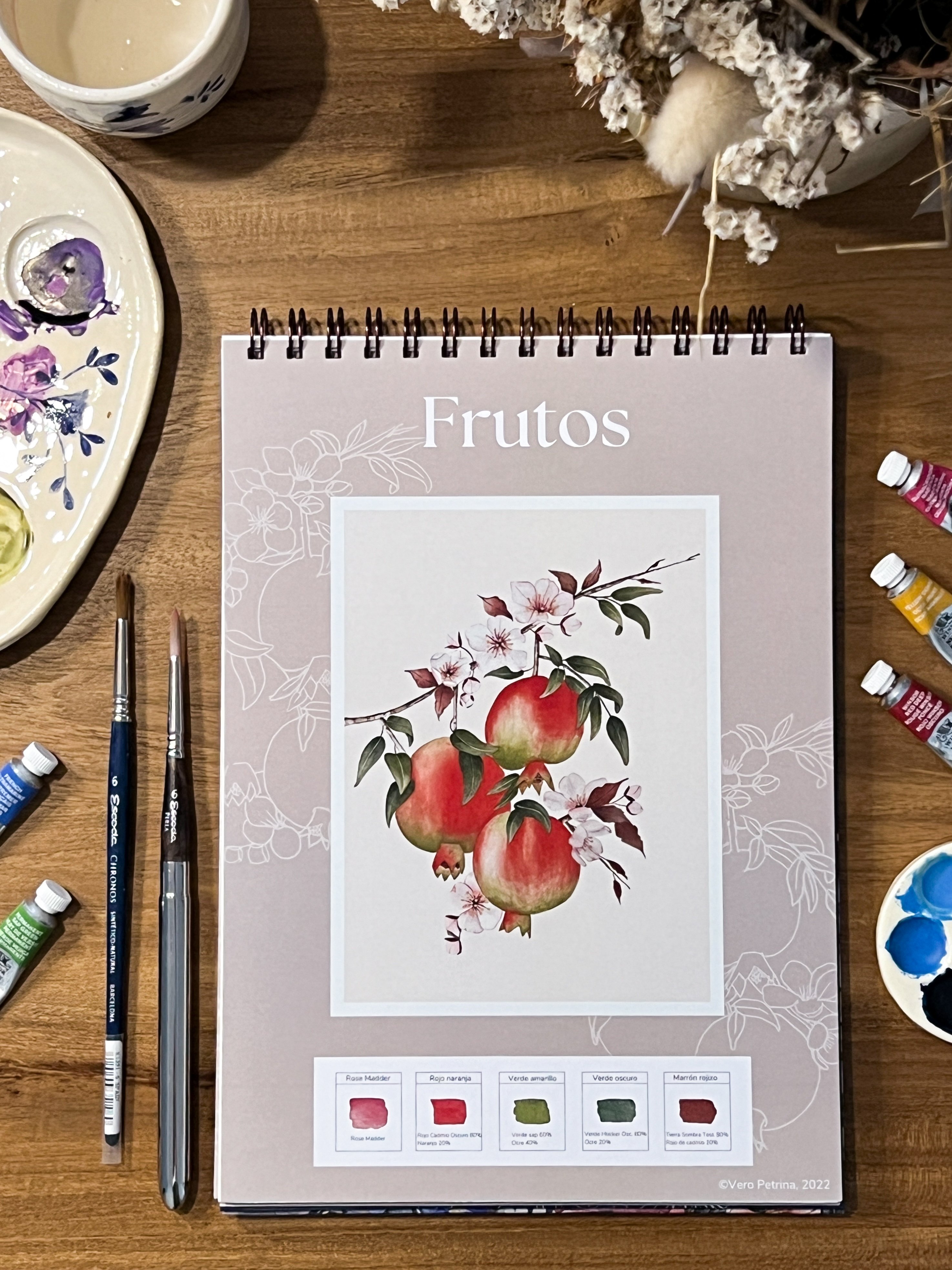 Nature to share - Botanic illustrations to paint