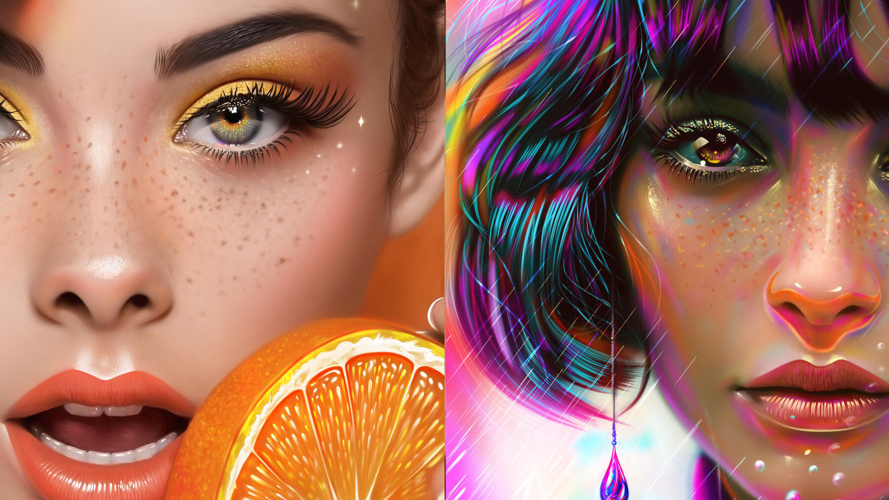 Freckles Brushes for Photoshop and Procreate