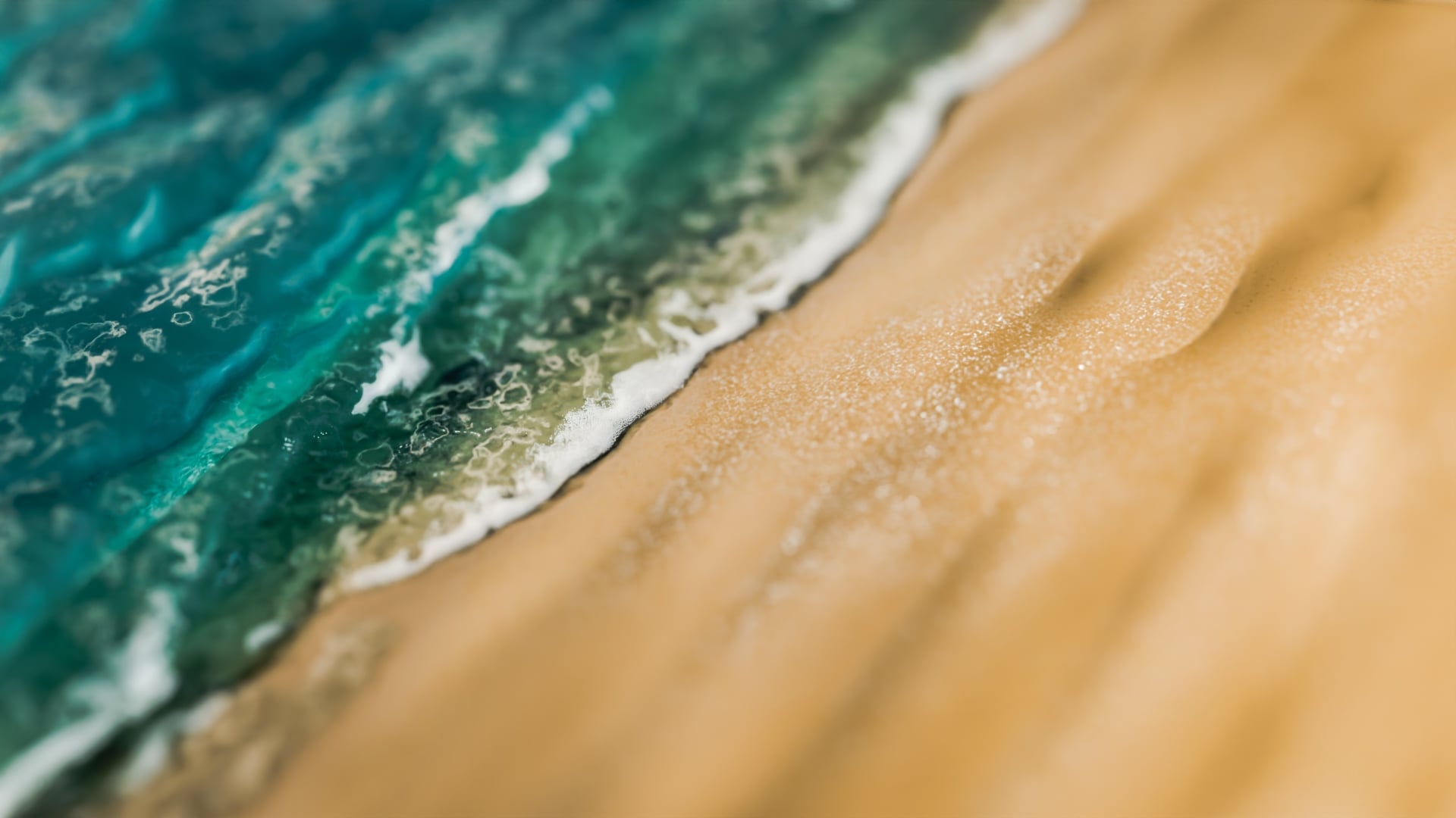 Beach Waves Whitewater 3D Models Pack